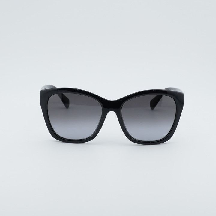 Salvatore Ferragamo Salvatore Ferragamo SF957S 001 Sunglasses Black Cat Eye Fram Size ONE SIZE - 6 Thumbnail
