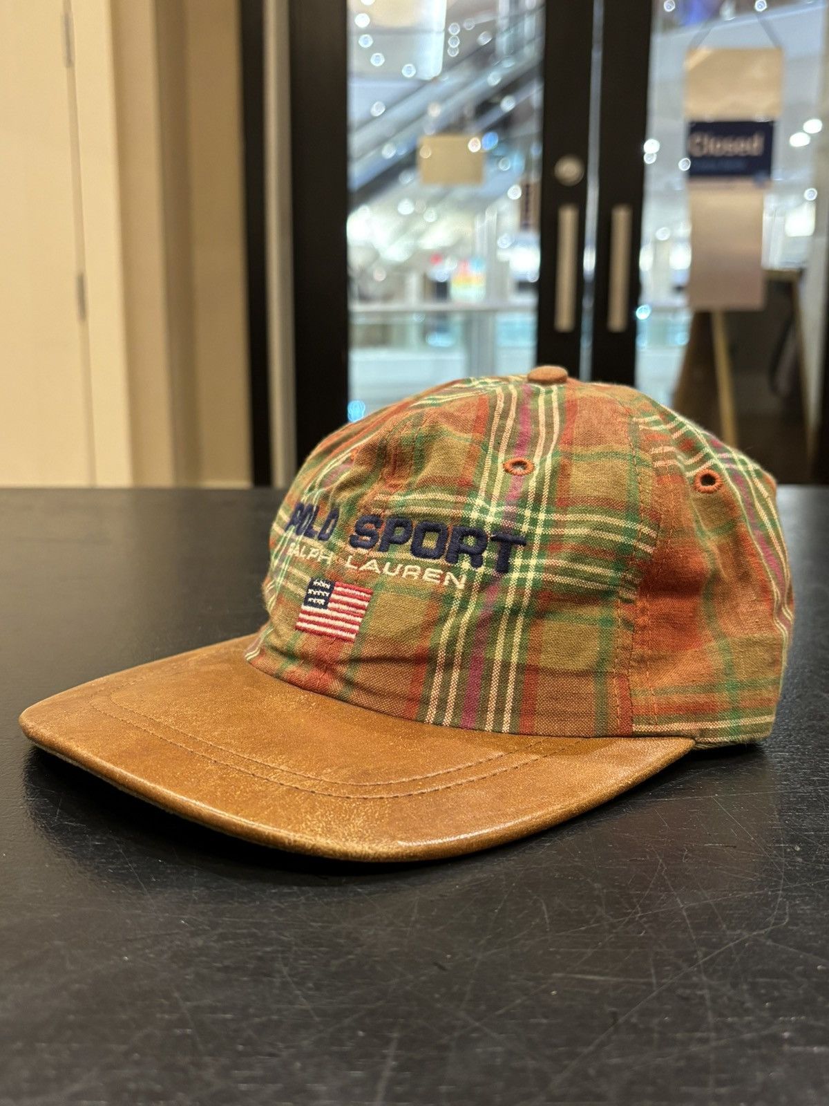 Polo Ralph Lauren Polo Sport Leather Brim Hat Size ONE SIZE - 2 Thumbnail