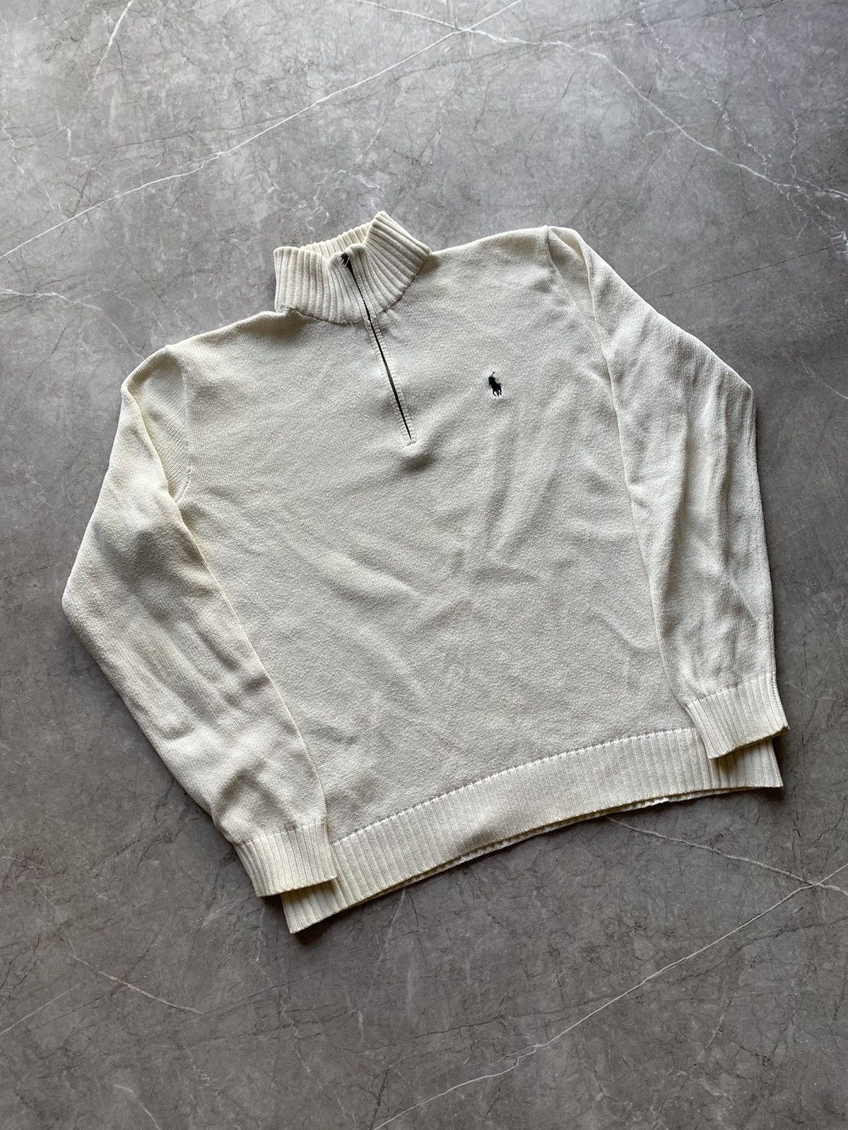 Polo Ralph Lauren 🇺🇸Rare Y2K Polo Ralph Lauren 1/3 Zip Sweatshirt Retro Hype Size US S / EU 44-46 / 1 - 1 Thumbnail