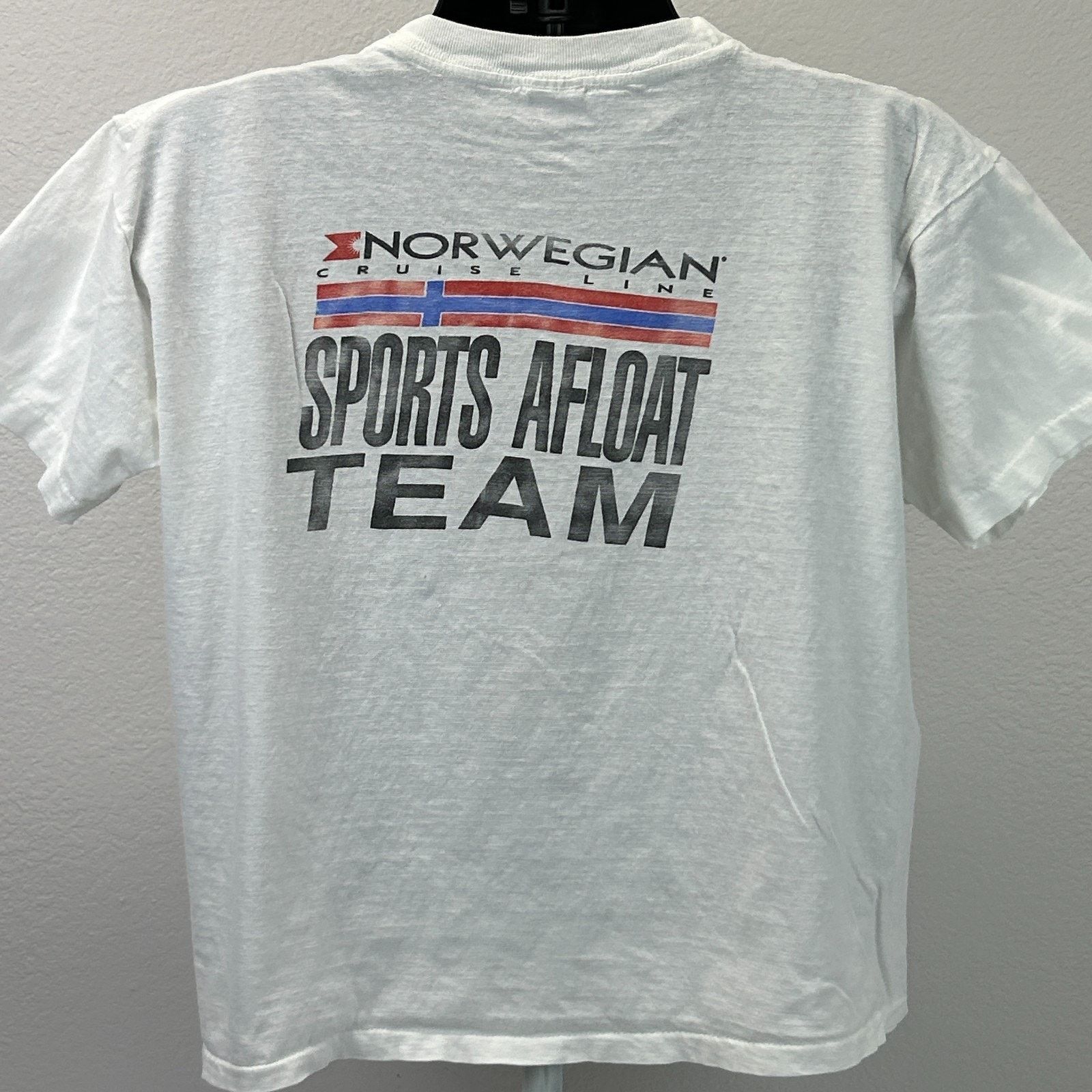 Vintage Vintage Norwegian Cruise Line Sports Afloat T Shirt Mens M Size US M / EU 48-50 / 2 - 3 Thumbnail