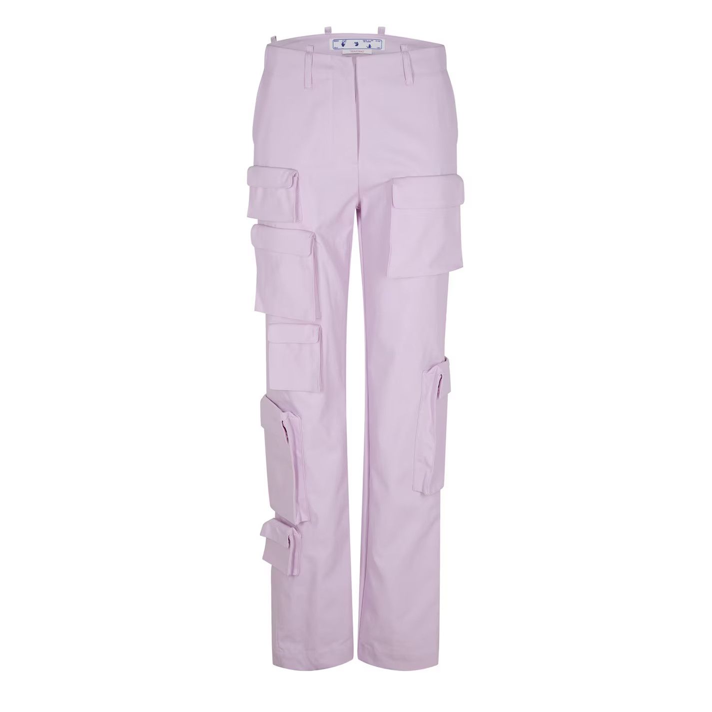 Off-White o1g2r1mq1224 Cargo Trouser in Lilac Size 28" / US 6 / IT 42 - 1 Thumbnail