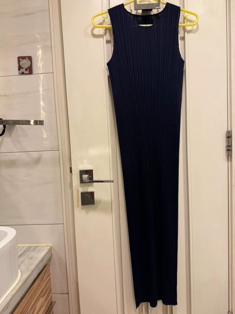 Issey Miyake Issey Miyake size:2 Blue dress Size M / US 6-8 / IT 42-44 - 1 Thumbnail