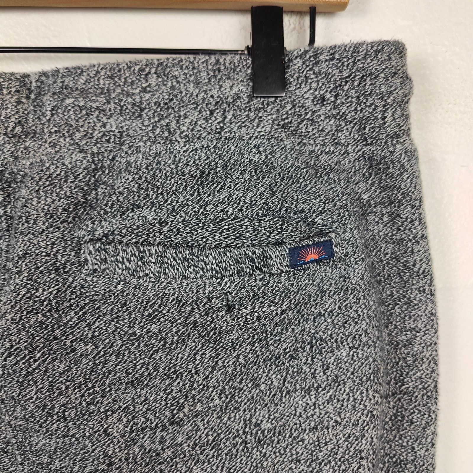 Faherty Faherty Whitewater Sweatpants Mens Medium Gray Marl Fleece Size US 32 / EU 48 - 4 Thumbnail