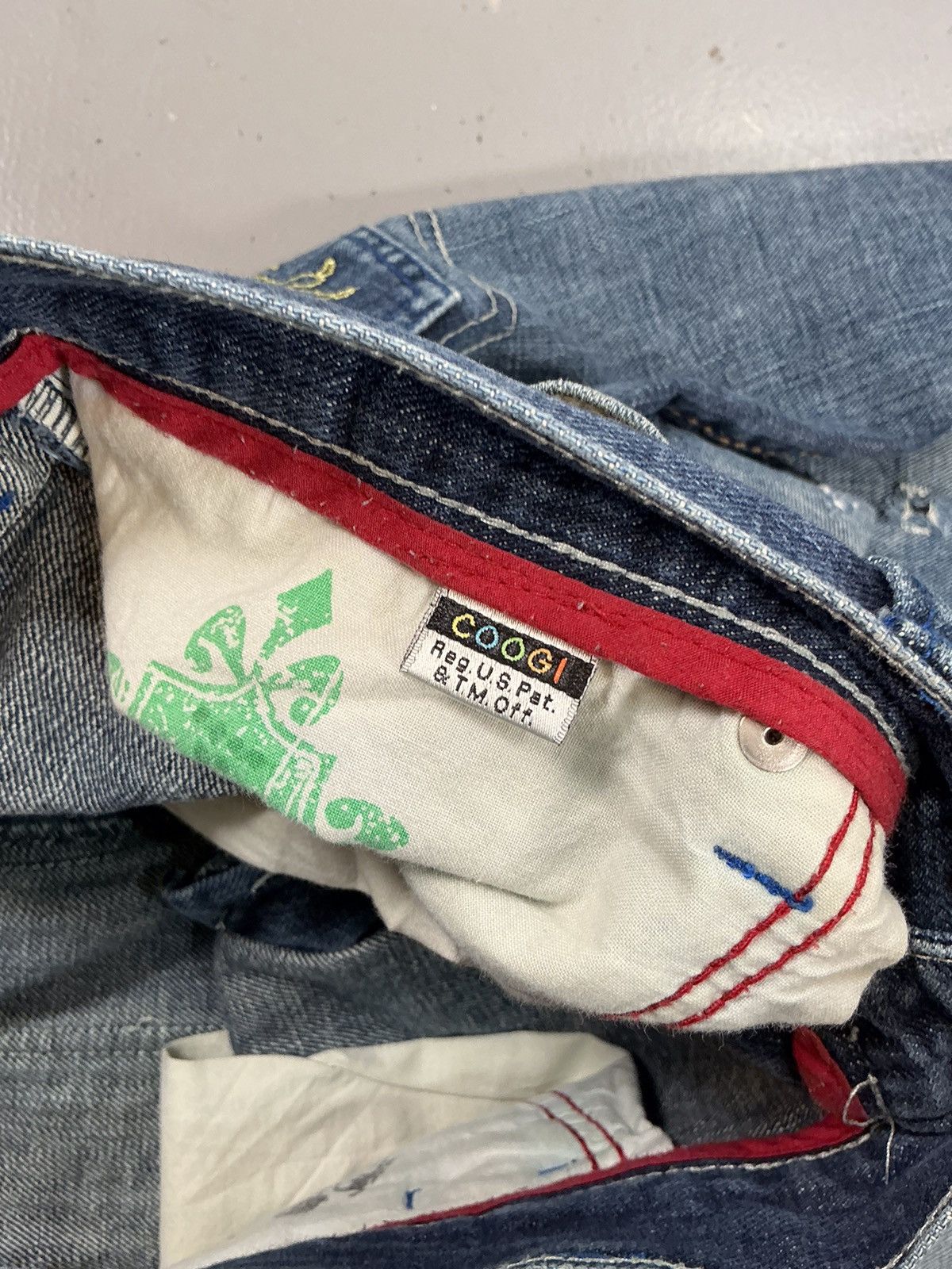 Coogi × Vintage Vintage Coogi thread bird 🦆 embroidered denim Size US 38 / EU 54 - 9 Thumbnail