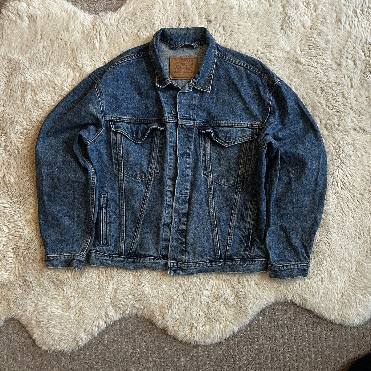 Levi's × Levi's Vintage Clothing × Vintage 90s Levis Made in Canada Denim Jacket Size US L / EU 52-54 / 3 - 1 Thumbnail