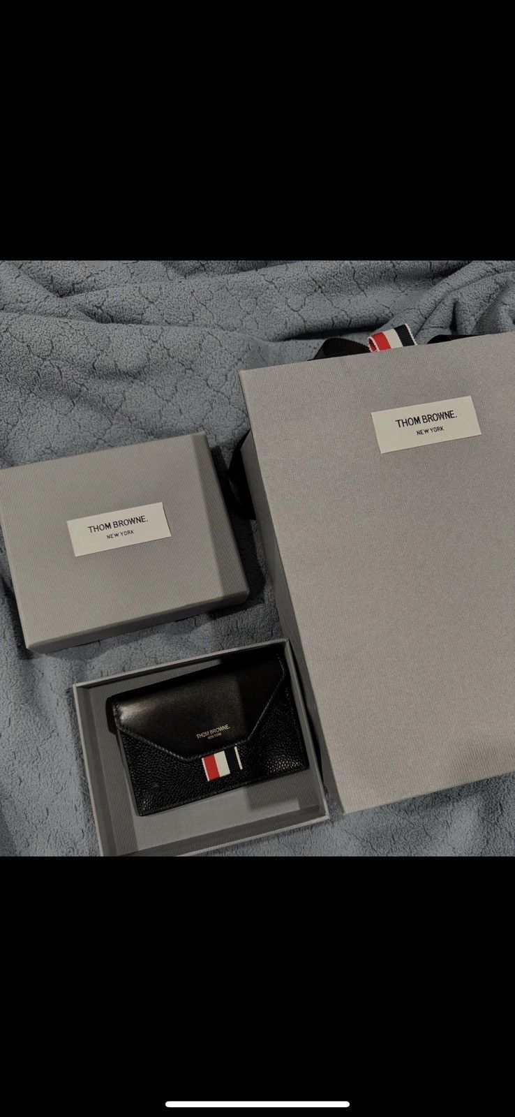 Thom Browne Thom Browne Envelope card holder Size ONE SIZE - 1 Thumbnail