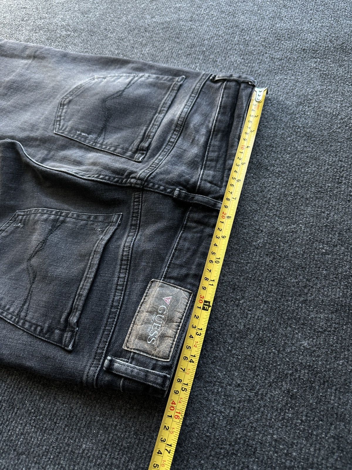 Guess SLIM🚨00S GUESS WITH LOGO MEN JEANS Y2K OPUIM Size US 32 / EU 48 - 17 Thumbnail