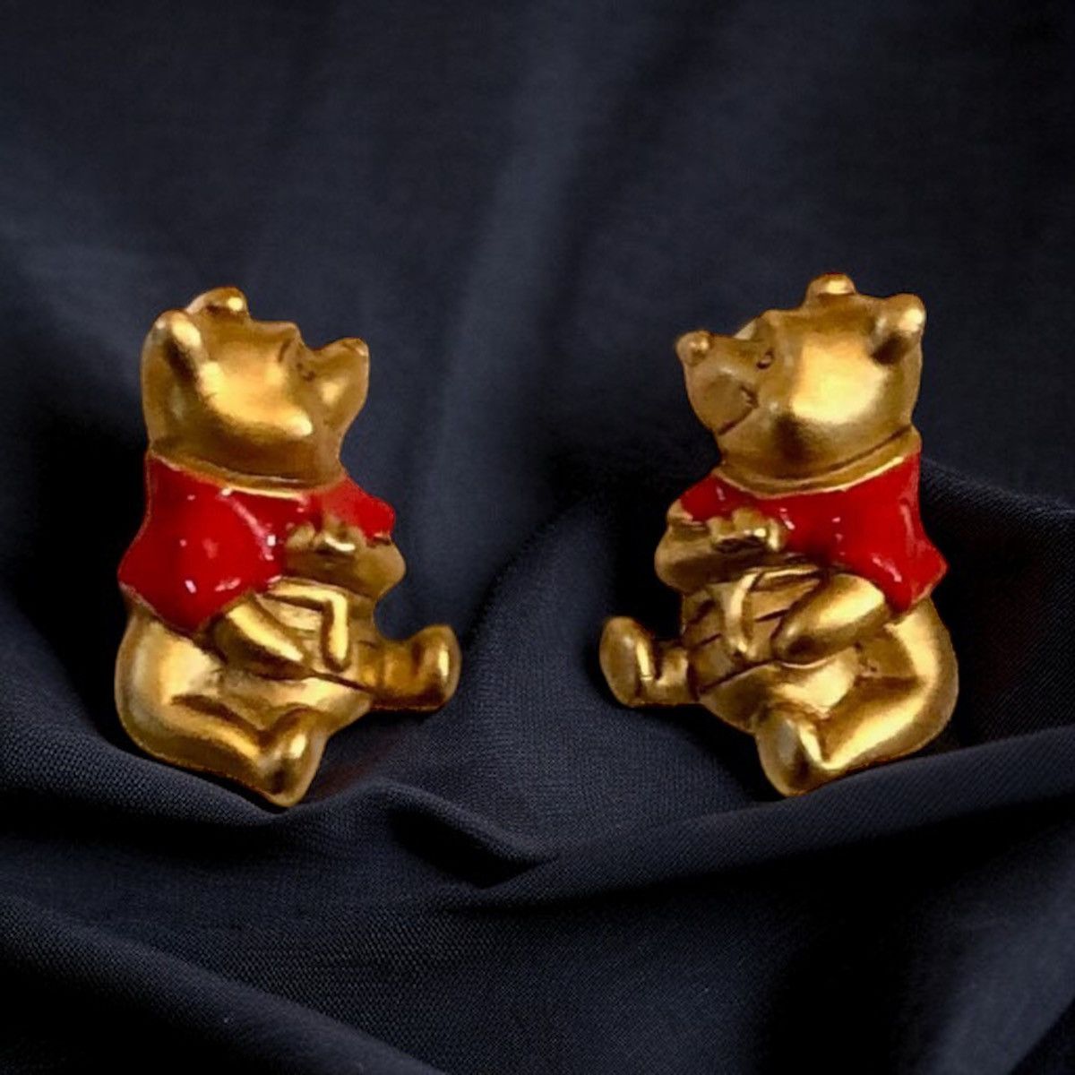 Disney Vintage Disney Winnie the Pooh clip on earrings Size ONE SIZE - 1 Thumbnail
