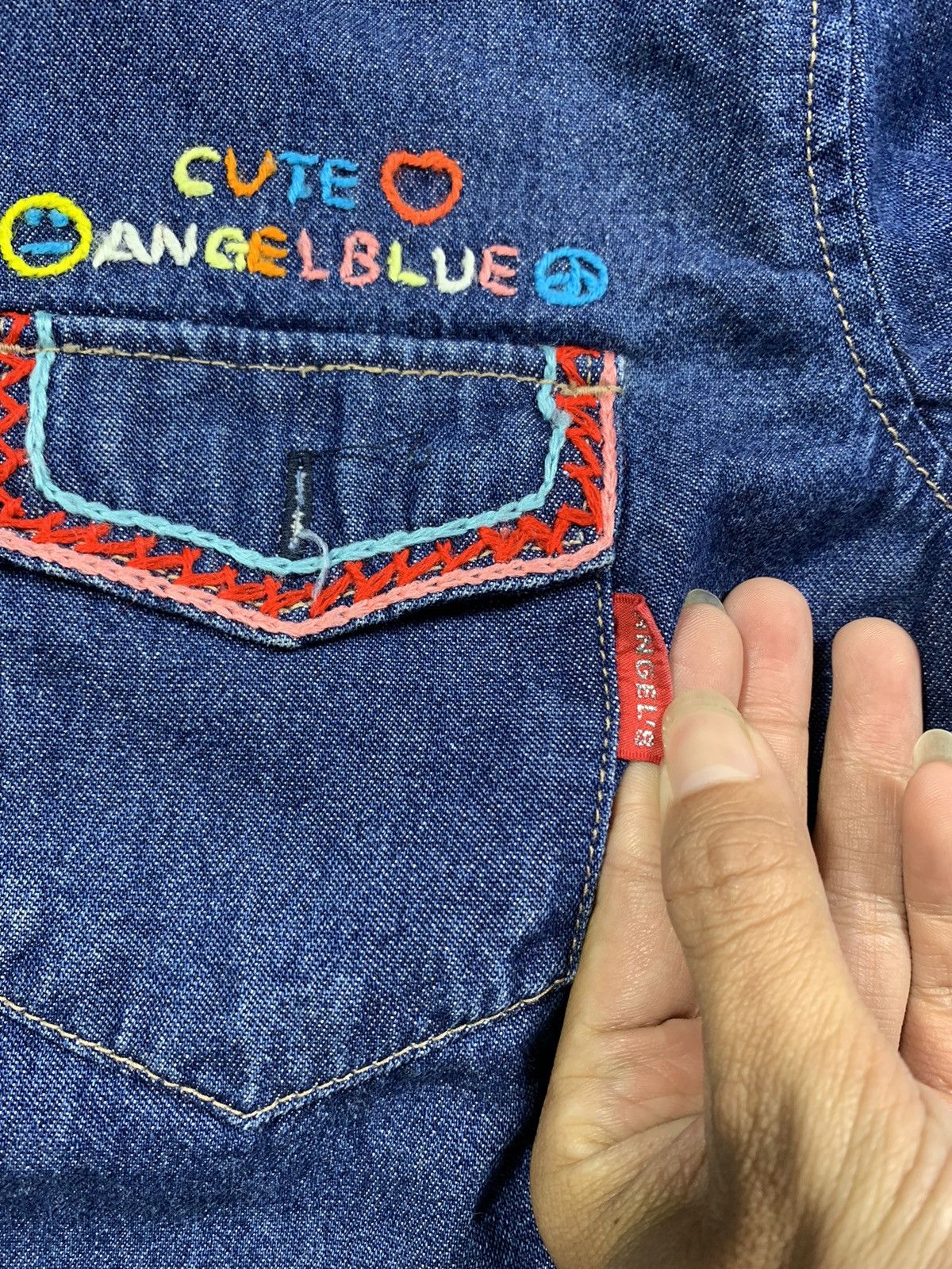 Angel Blue 2000’s Angel Blue Denim Shirt Size US S / EU 44-46 / 1 - 4 Thumbnail