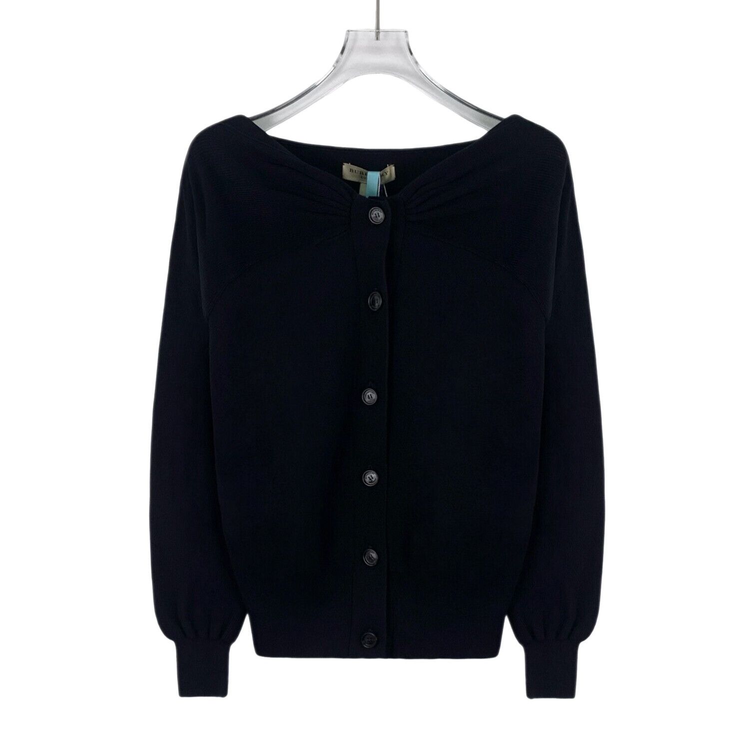 Burberry Burberry Off-The-Shoulder Cotton Cardigan Size S Size S / US 4 / IT 40 - 1 Thumbnail