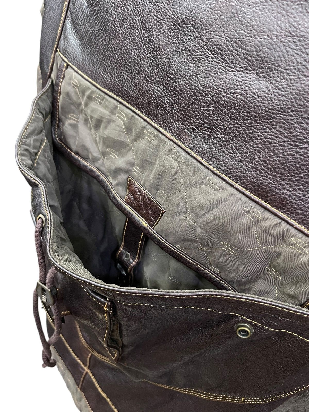 Vintage VIANUOVA Insane Rare Hybrid Leather Kangaroo Pocket Jacket Size US M / EU 48-50 / 2 - 15 Thumbnail