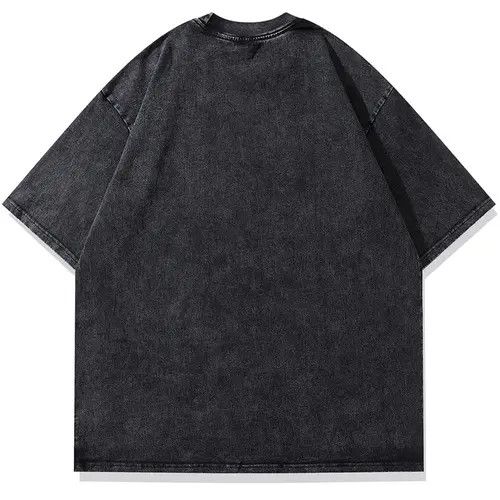 Japanese Brand × Vintage Hip Hop Oversized Washed Black T-Shirt Streetwear Doberman Size S / US 4 / IT 40 - 2 Thumbnail