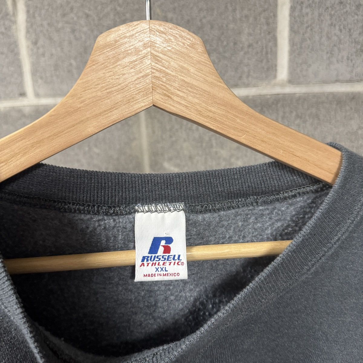 Vintage Blank Grey Russell Athletic Sweatshirt ERD Grunge Chrome Size US XXL / EU 58 / 5 - 4 Thumbnail