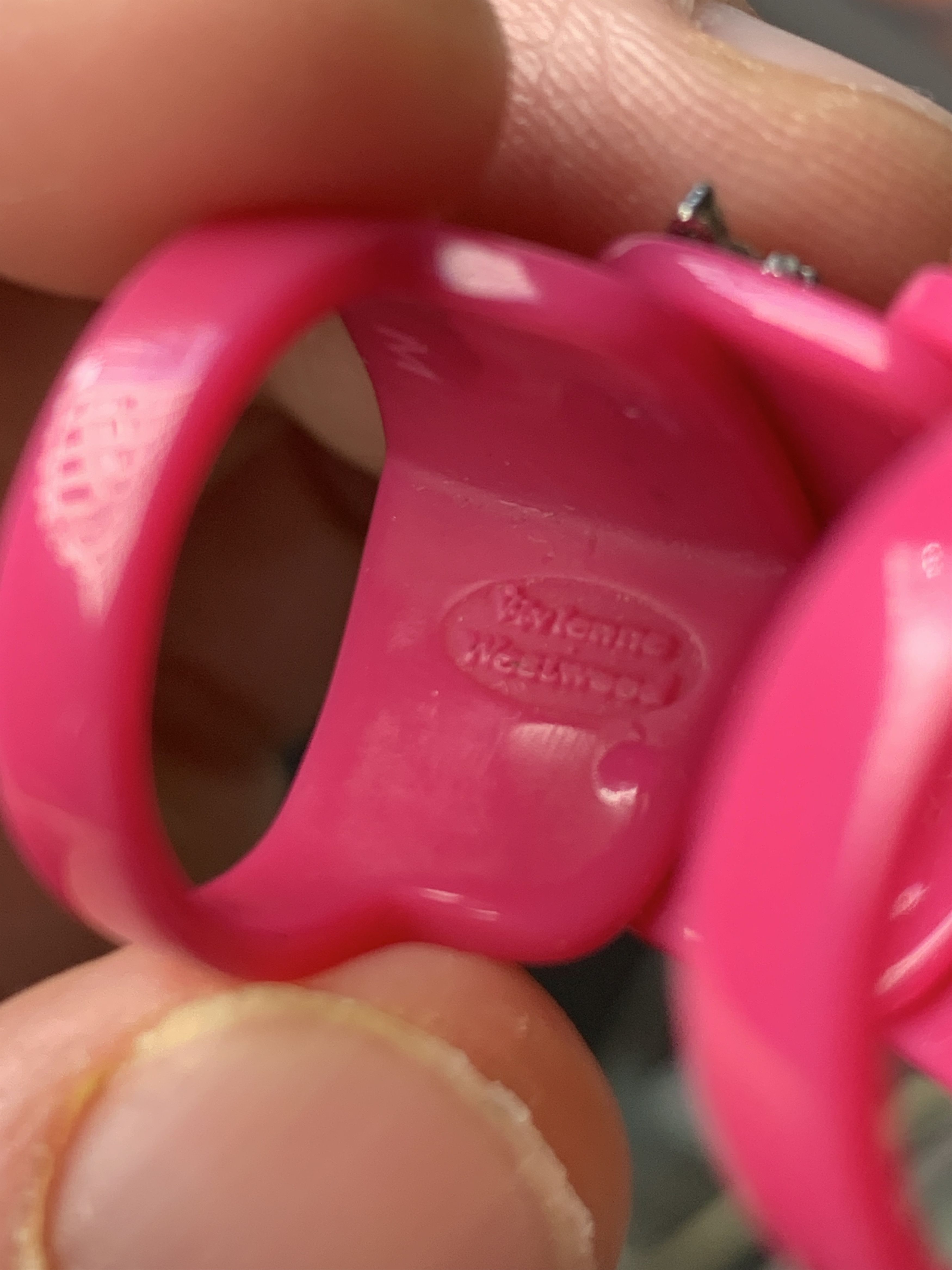 Vivienne Westwood Nana Anime M Vintage Armor Ring w/ Pink Resin Size ONE SIZE - 3 Thumbnail