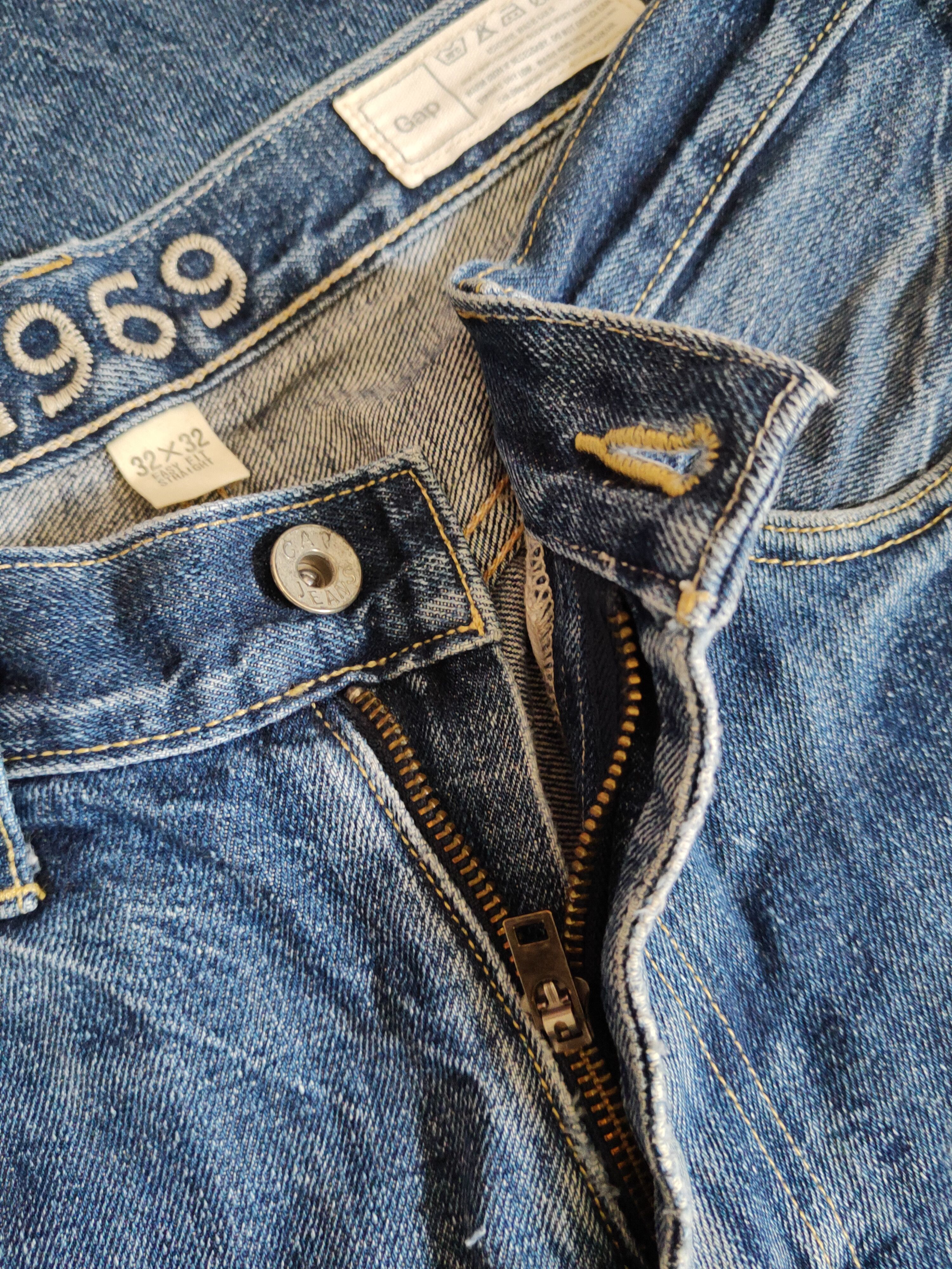 Gap Gap Dark Blue 1969 vintage jeans Denim pants #S1514 Size US 32 / EU 48 - 13 Thumbnail