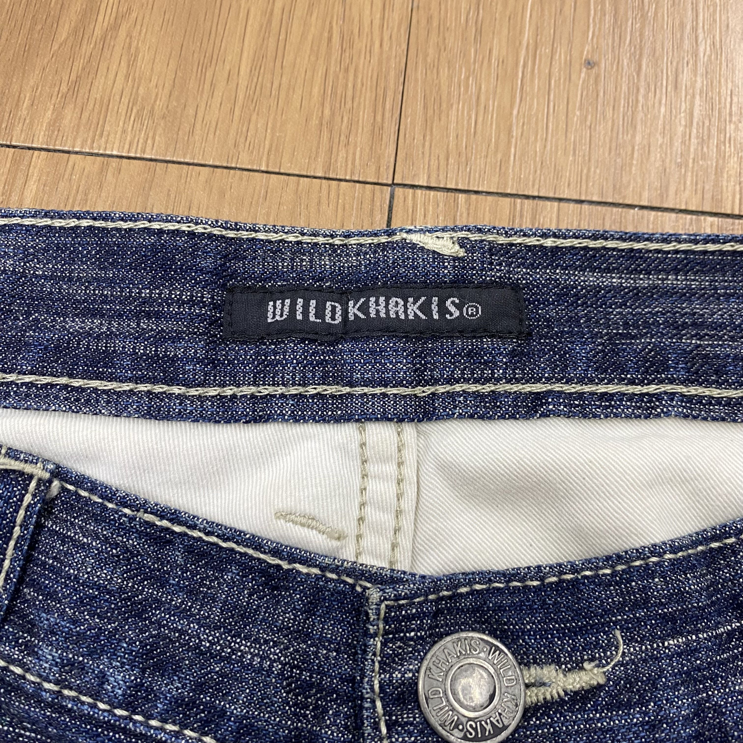 Japanese Brand × Vintage Vintage Wildkhakis Jeans Patchwork Denim CD144 Size US 34 / EU 50 - 12 Thumbnail