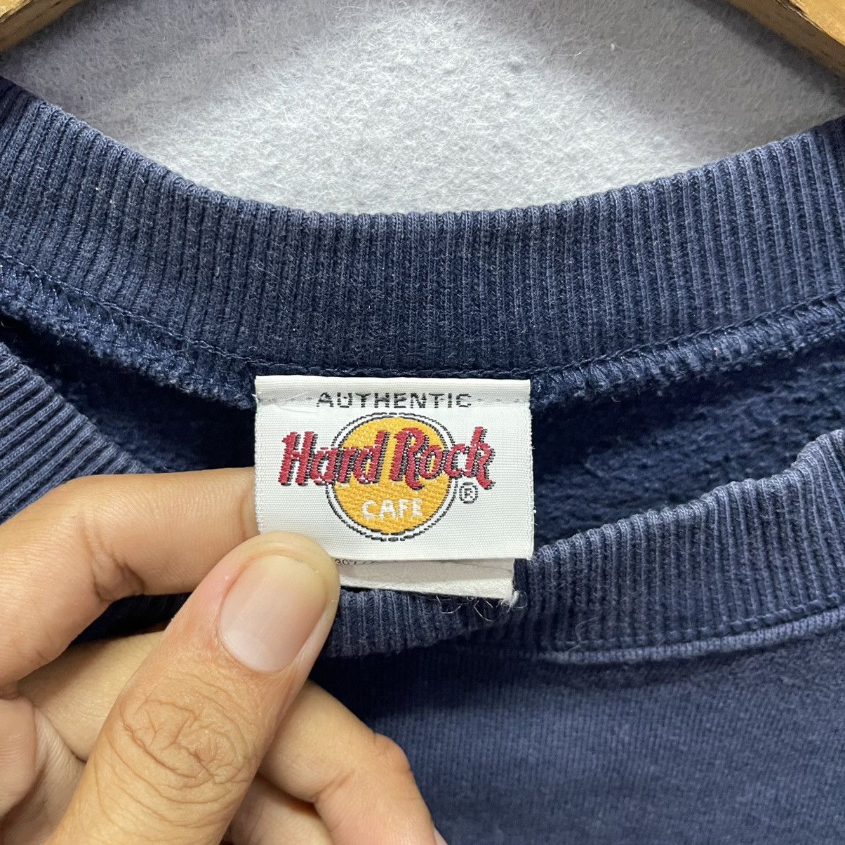 Hard Rock Cafe Vintage Hard Rock Cafe Las Vegas Crewneck Sweatshirt – Navy Size US S / EU 44-46 / 1 - 8 Thumbnail