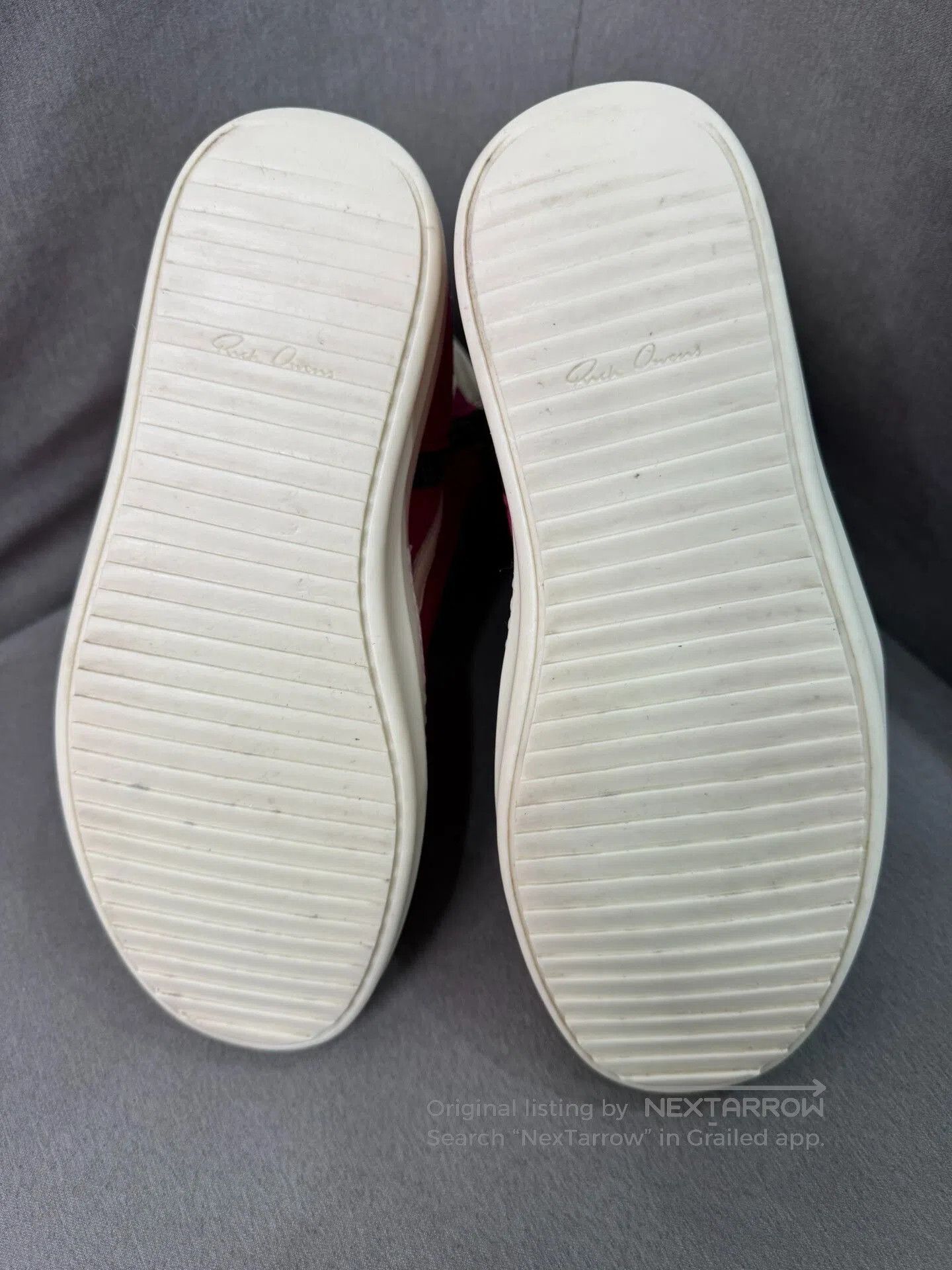 Rick Owens Rick Owens Pink Suede Sneakers Size 37. Size US 7 / IT 37 - 7 Thumbnail