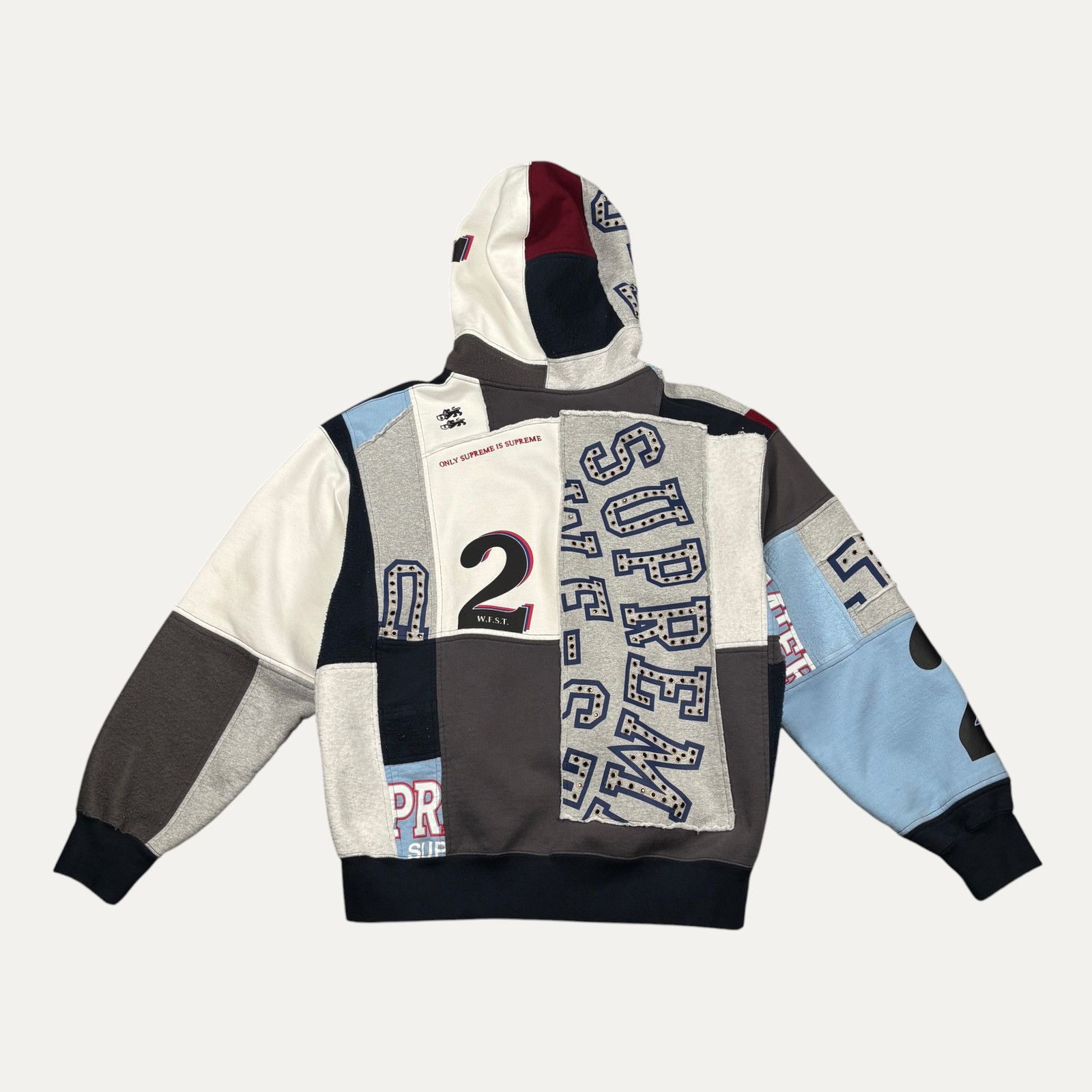 Supreme Supreme Patchwork Zip-Up Hoodie SS25 Size US M / EU 48-50 / 2 - 2 Thumbnail