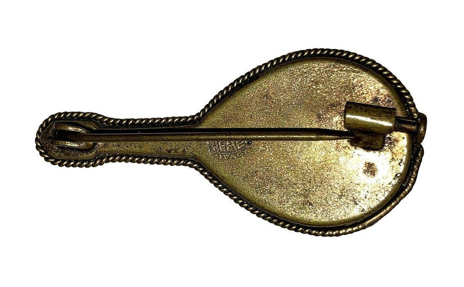 Designer Micro Mosaic Mandolin Italian Pin Grand Tour Size ONE SIZE - 3 Thumbnail