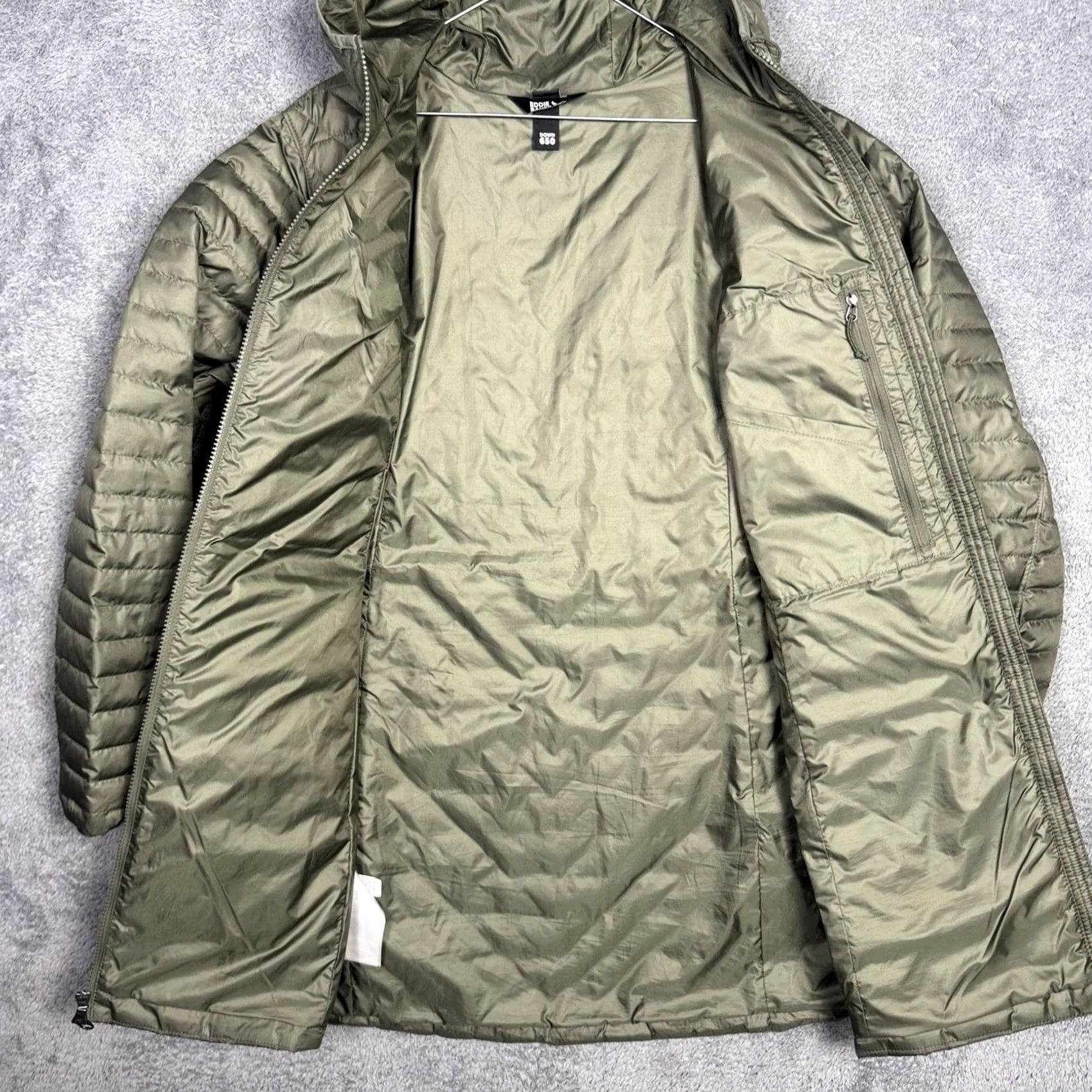Eddie Bauer Eddie Bauer Jacket Womens 2XL Green EB650 Down Hooded Chevron Puffer Quilted Parka Size XXL / US 16-18 / IT 52-54 - 7 Thumbnail