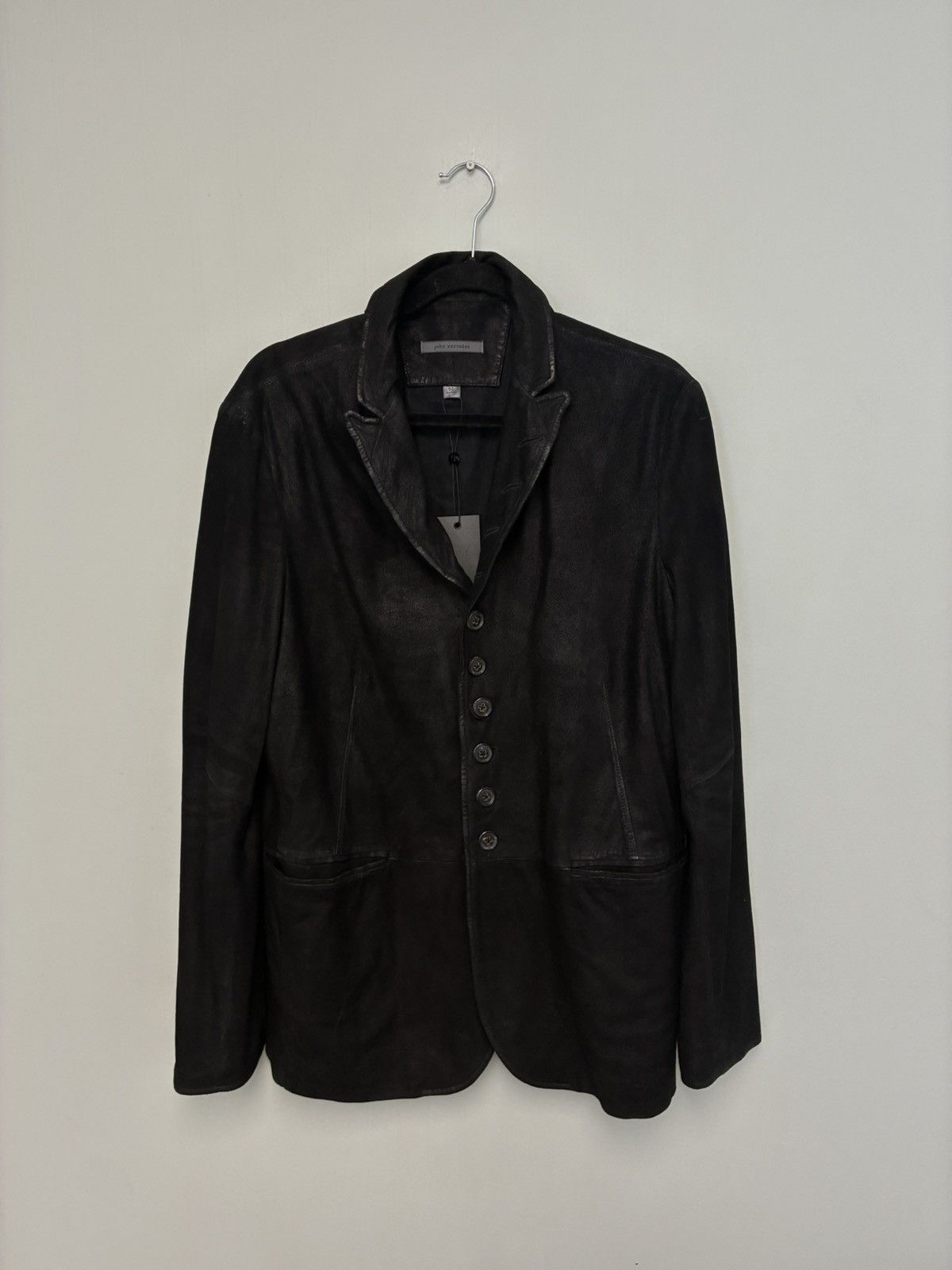 John Varvatos Goat suede Woodward Multibutton jacket EU 52 USA 42 Size US L / EU 52-54 / 3 - 12 Thumbnail