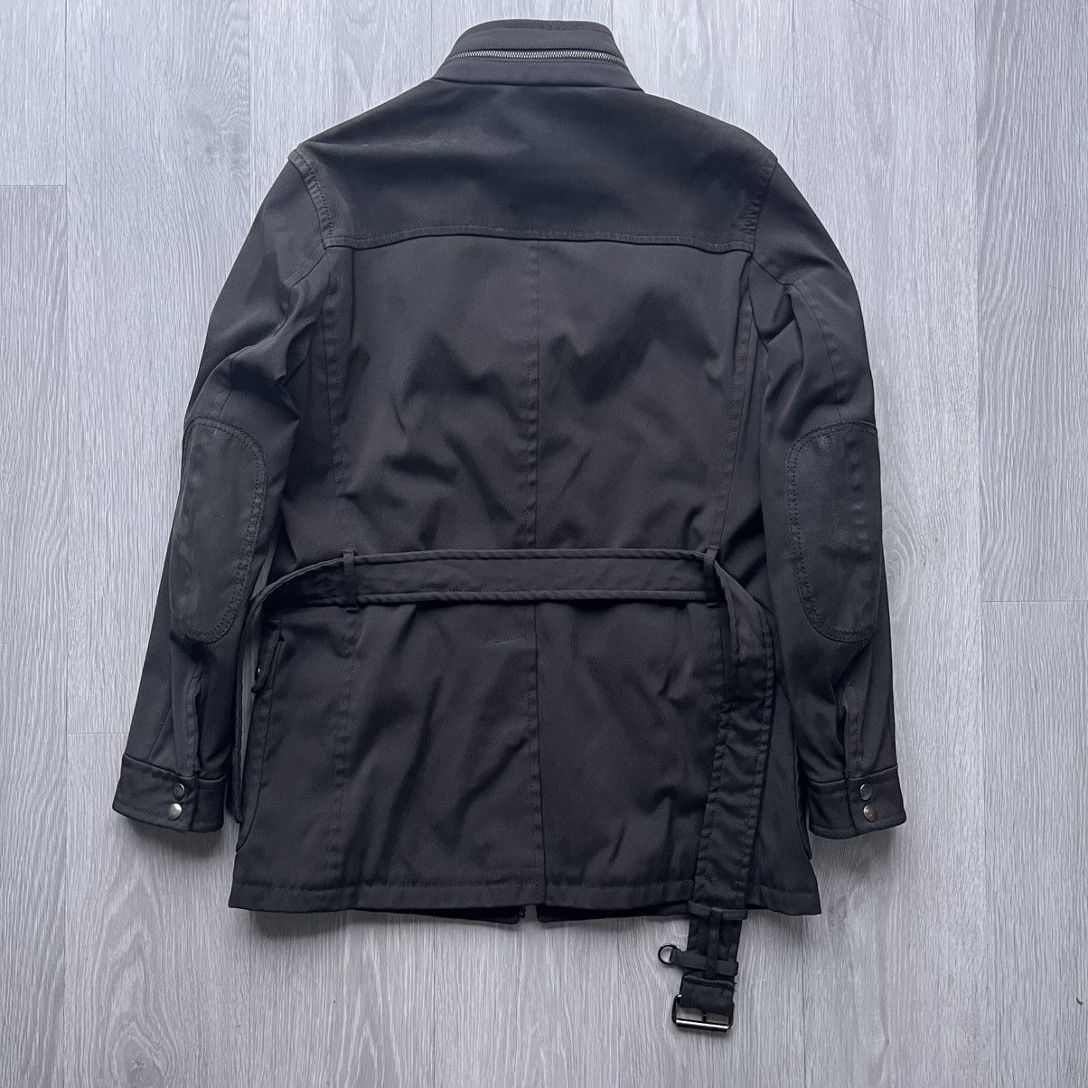 Prada Prada Vintage Belted Biker Jacket Size US L / EU 52-54 / 3 - 10 Thumbnail