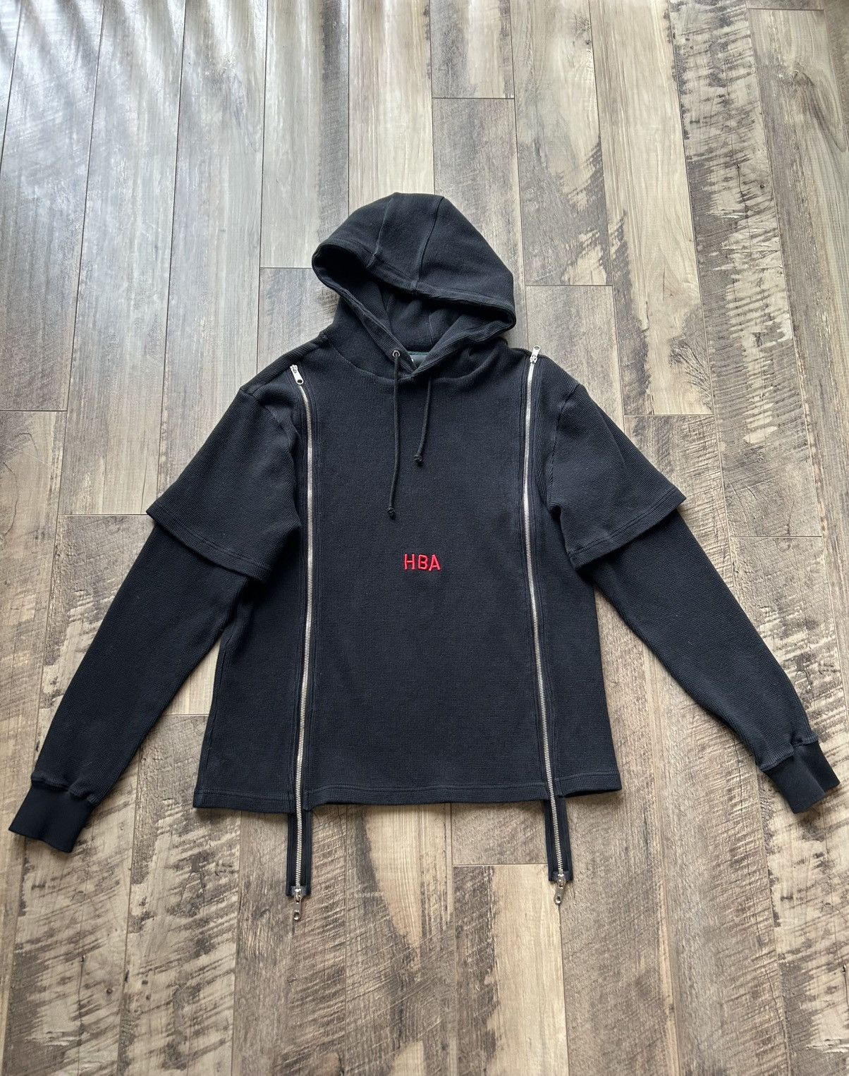Hood By Air Hood by air FW16 double zip thermal hoodie Size US XS / EU 42 / 0 - 1 Thumbnail