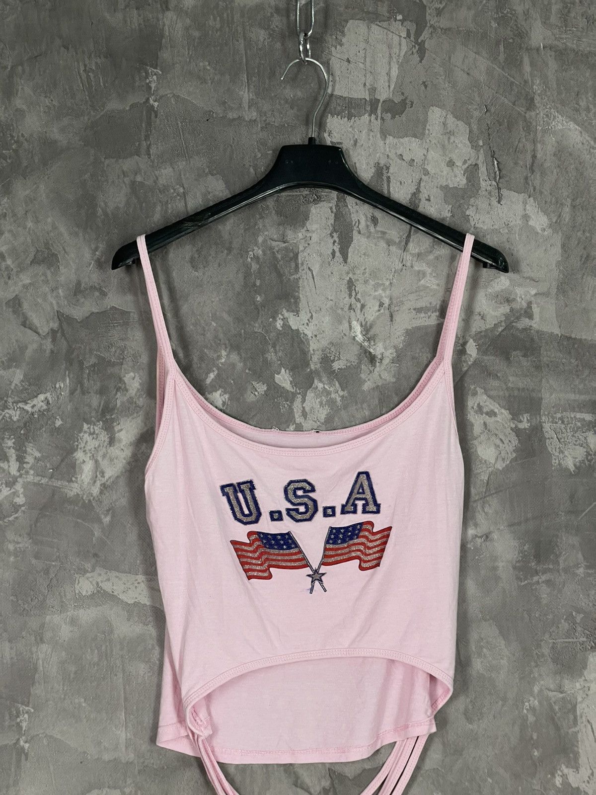 Vintage Y2K Made In USA Big Logo Miss Sixty Style Tank Top Womens Size M / US 6-8 / IT 42-44 - 2 Thumbnail