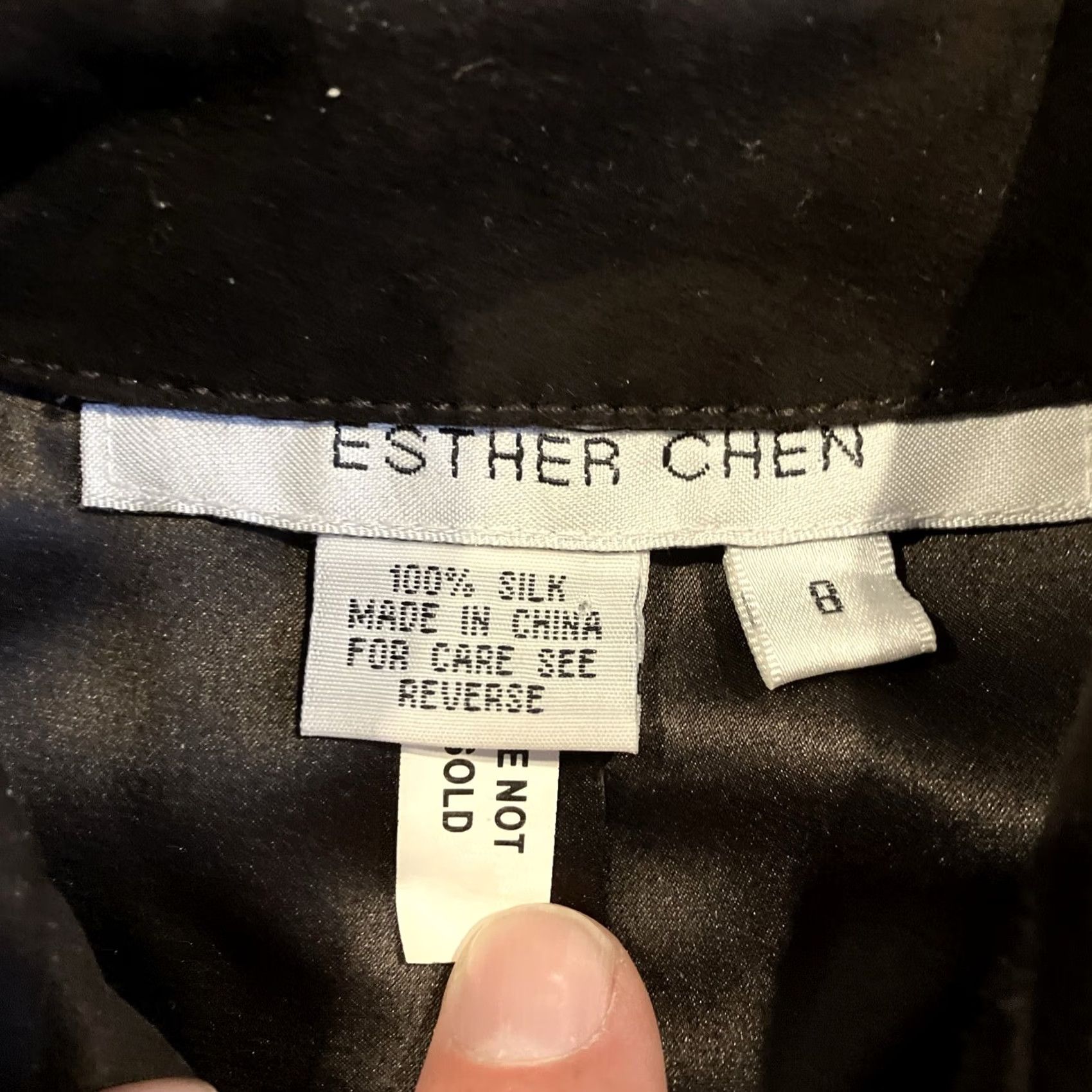 Vintage VINTAGE Esther Chen Jacket Women Size 8 Silk Suede Brown 100% Silk & Suede RARE SAMPLE NOT FOR SALE Size M / US 6-8 / IT 42-44 - 2 Thumbnail