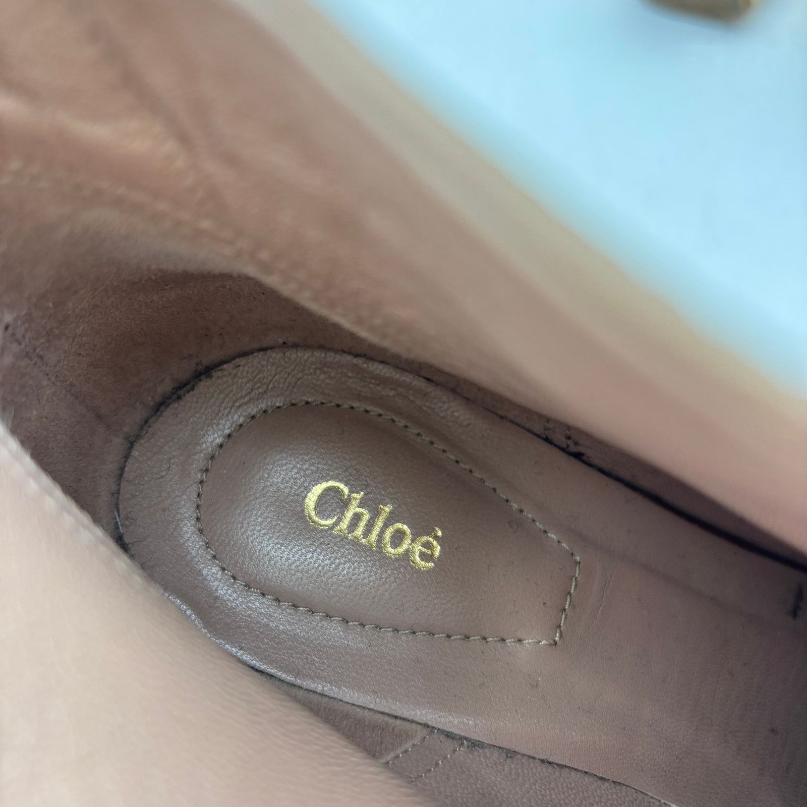 Chloe Chloe Beckie Gold Trim Ankle Boots Women's 36 Booties US 6 Size US 6 / IT 36 - 9 Thumbnail