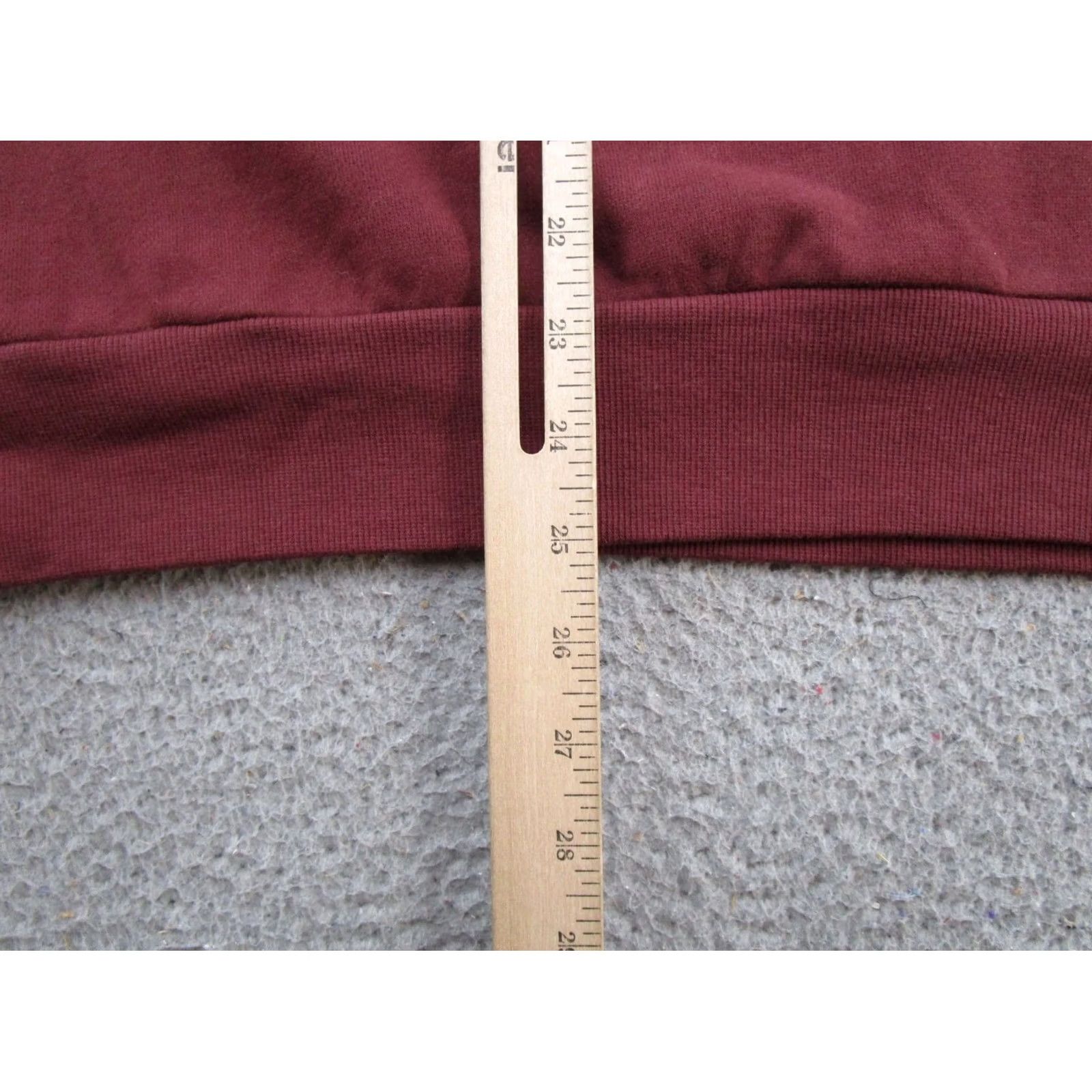 Spell Move Theology Sweatshirt Women’s Size S Burgundy Red Fleece Oversized Pullover Crew Neck Winter Fall Classic Activewear Mens Size S / US 4 / IT 40 - 7 Thumbnail