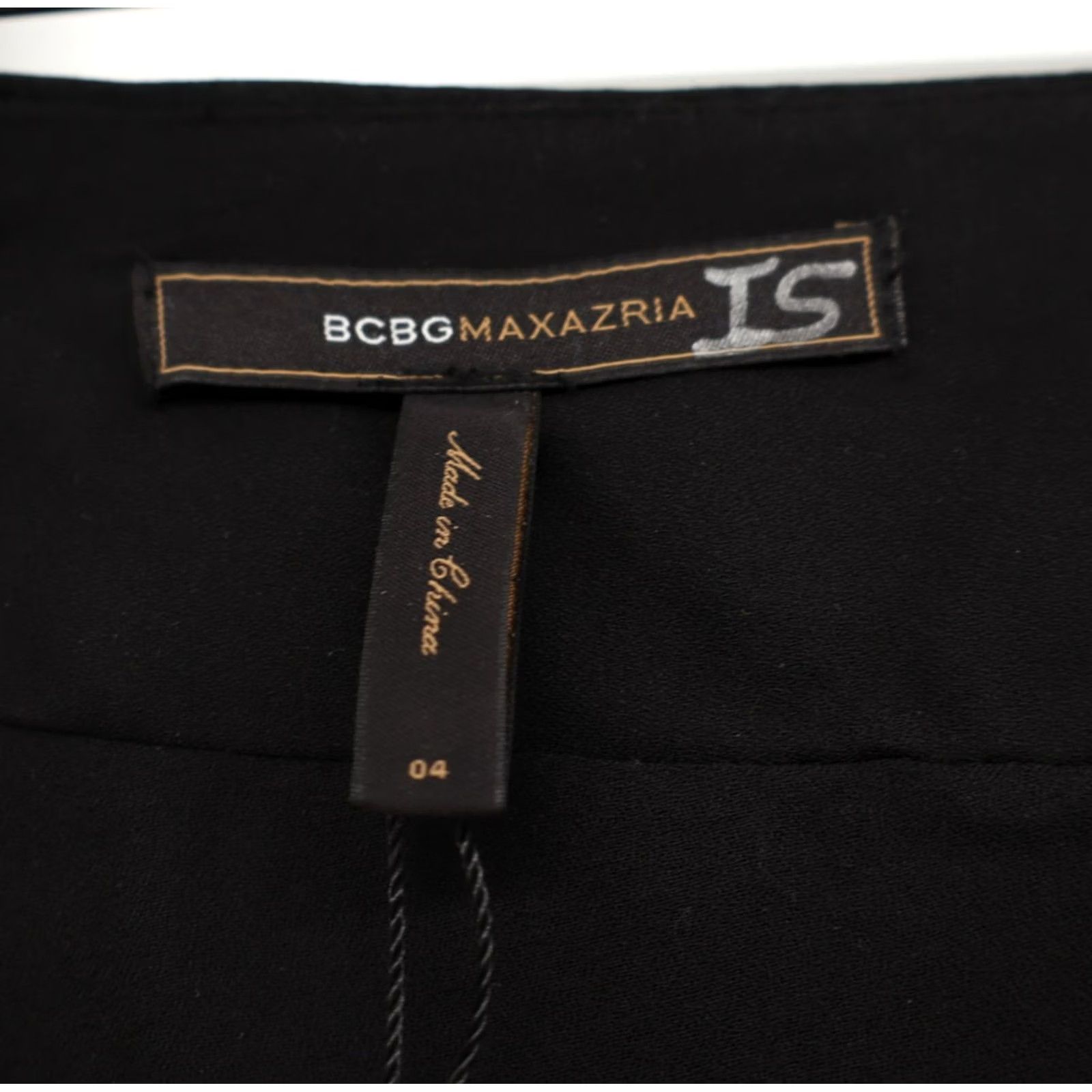 Bcbgmaxazria BCBGMAXAZRIA Maxi Dress Black Satin Crossstrap Sleeveless Party/Cocktail 4 Womens 59.5" Length New With Tags Size S / US 4 / IT 40 - 6 Thumbnail