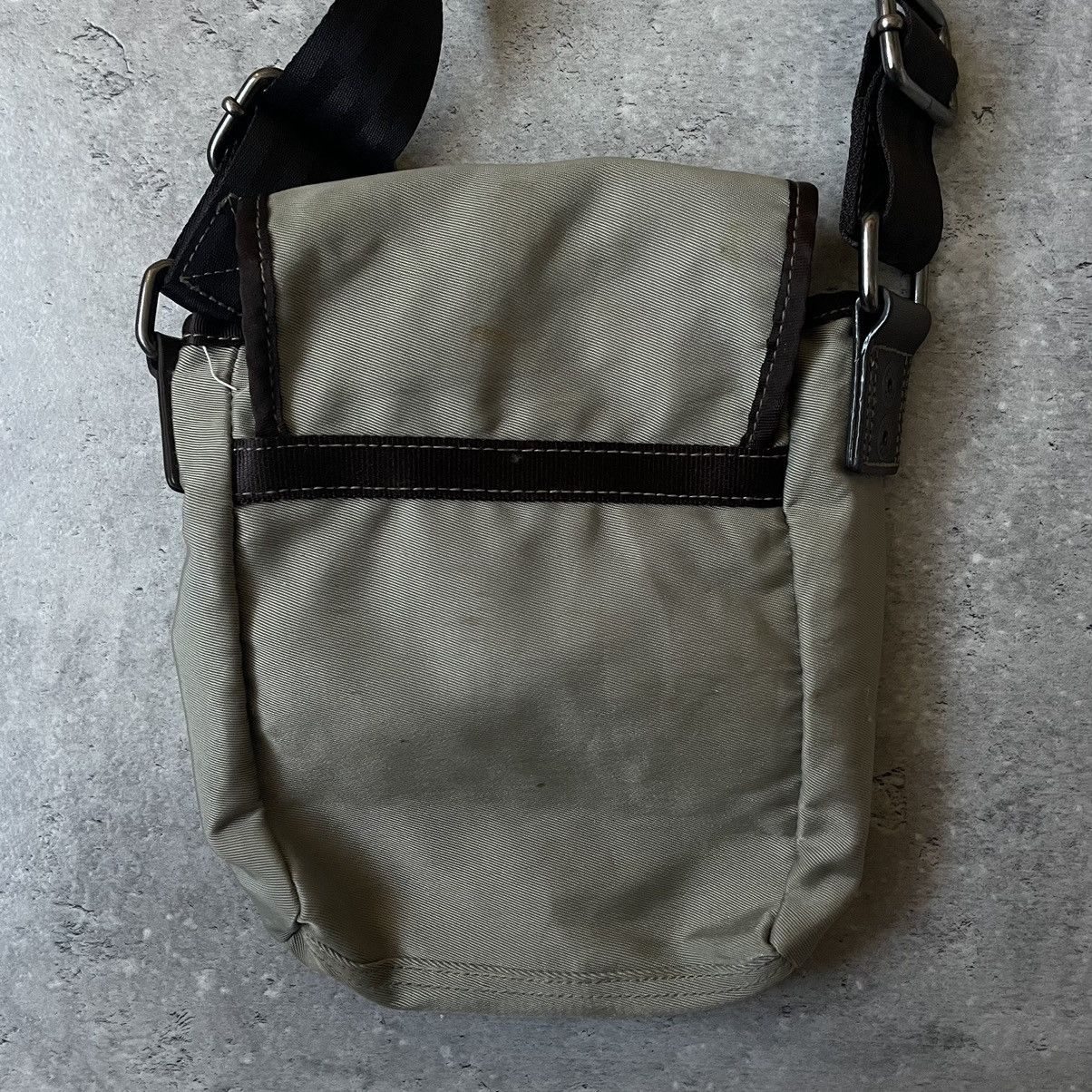Diesel × Diesel Black Gold × Vintage Vintage Diesel Nylon/Leather Shoulder Messenger Bag Size ONE SIZE - 5 Thumbnail