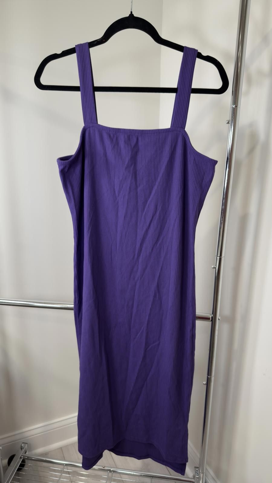 Designer The Drop Women's Purple Midi Dress - Size L Size L / US 10 / IT 46 - 1 Thumbnail