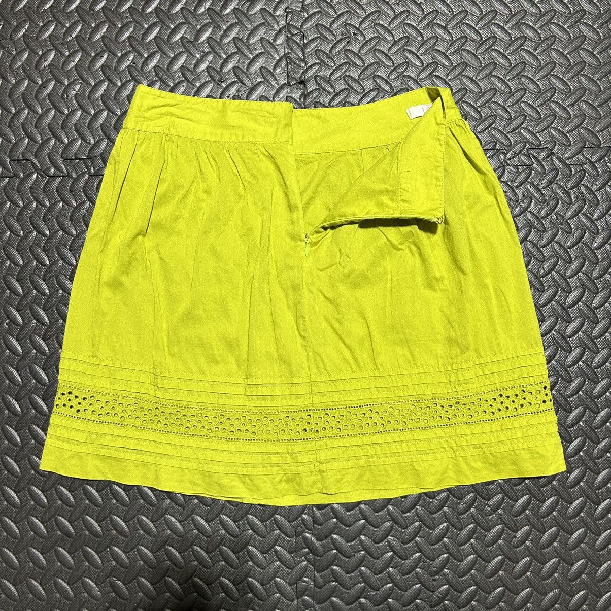 Ann Taylor × Loft Ann Taylor LOFT Eyelet Mini Skirt Women’s 0 Petites Zip 0P Size 25" / US 0 / IT 36 - 11 Thumbnail