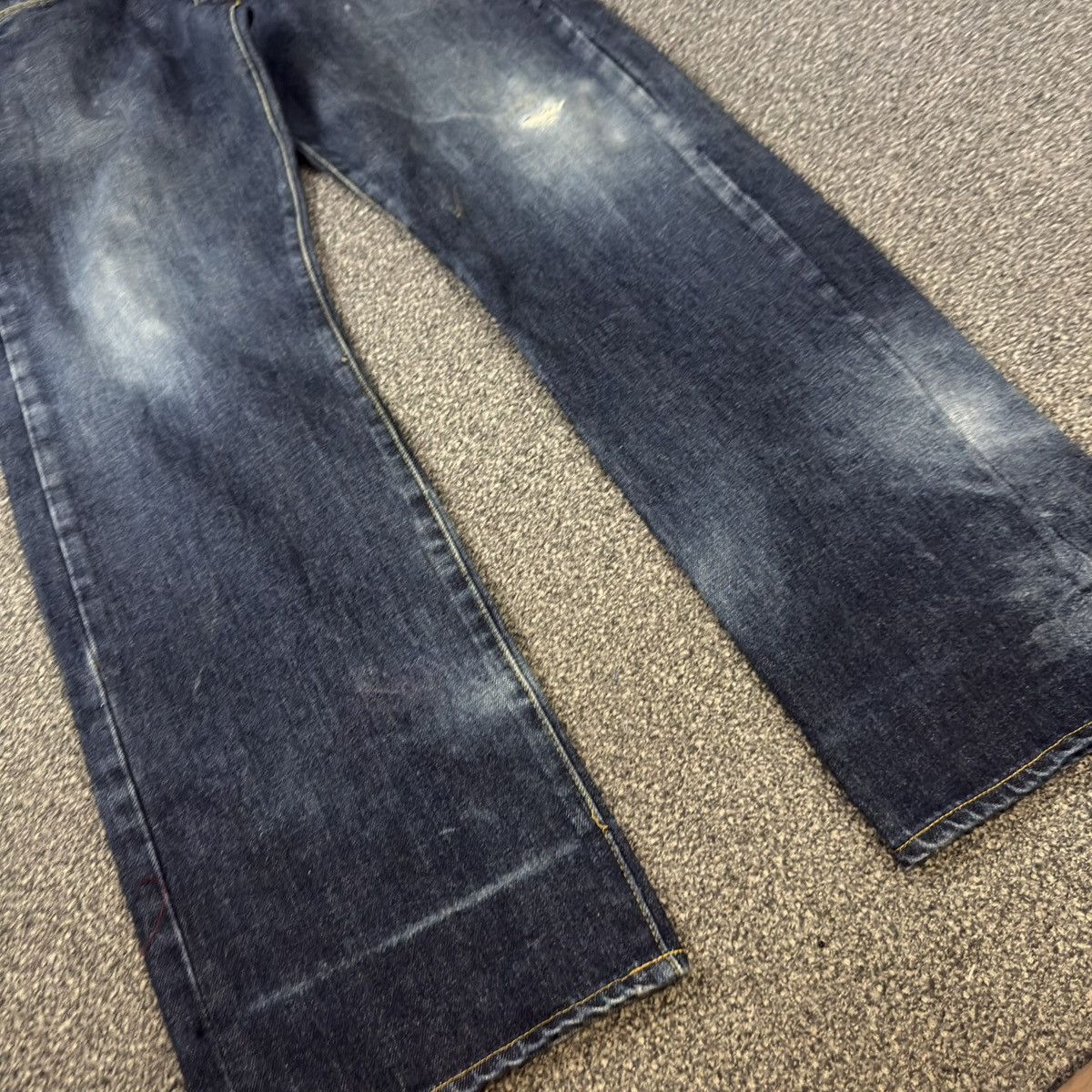 Tommy Jeans Vintage 90s Tommy Paint Distressed Denim Size US 34 / EU 50 - 6 Thumbnail