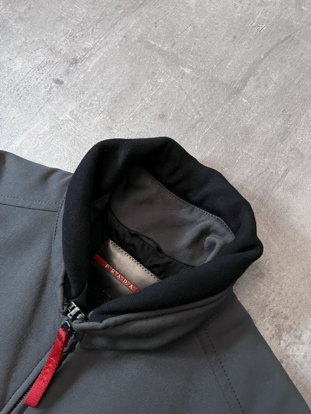 Prada Prada Vintage nylon grey bomber jacket 2000s Size US M / EU 48-50 / 2 - 6 Thumbnail