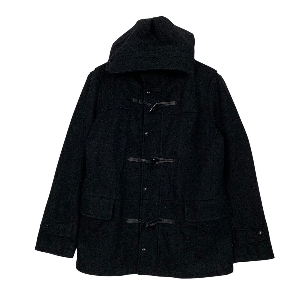 Japanese Brand Freak’s Store Hooded Wool Duffle Jacket Size US L / EU 52-54 / 3 - 1 Thumbnail