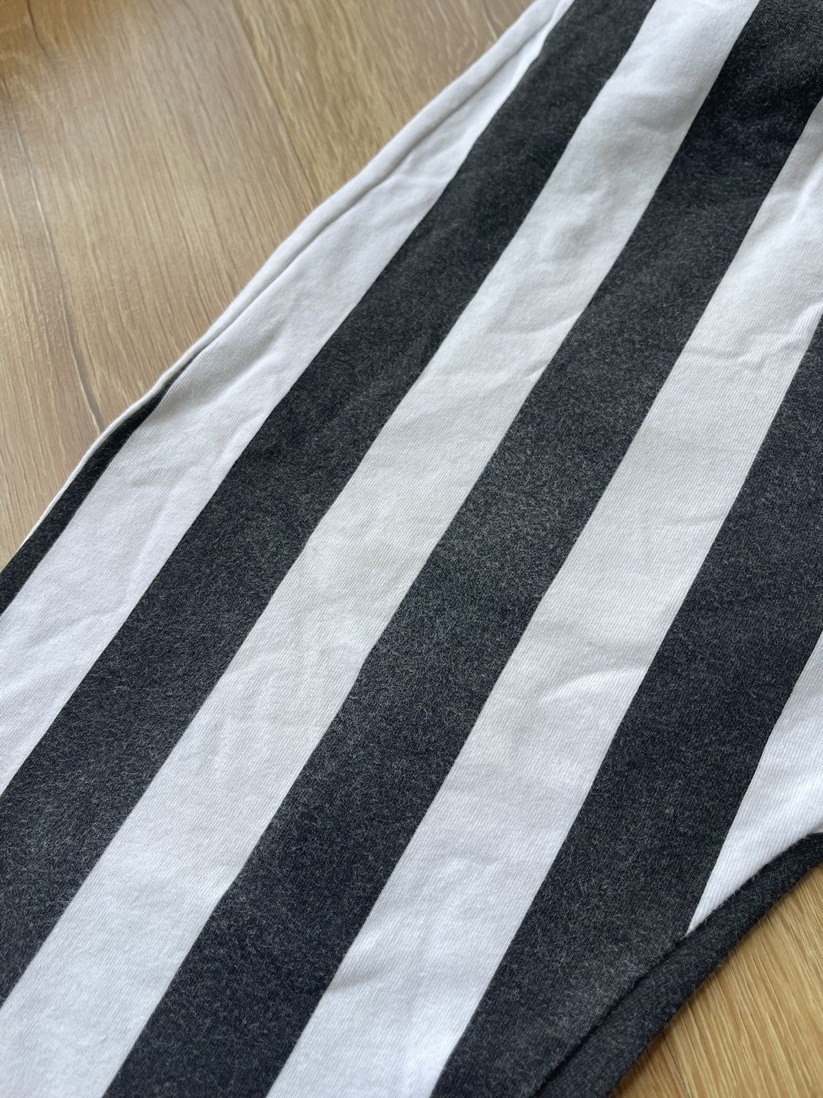 Japanese Brand VTG Striped Baggy Harem Pants Grunge Punk Issey Miyake Style Size US 29 - 7 Thumbnail