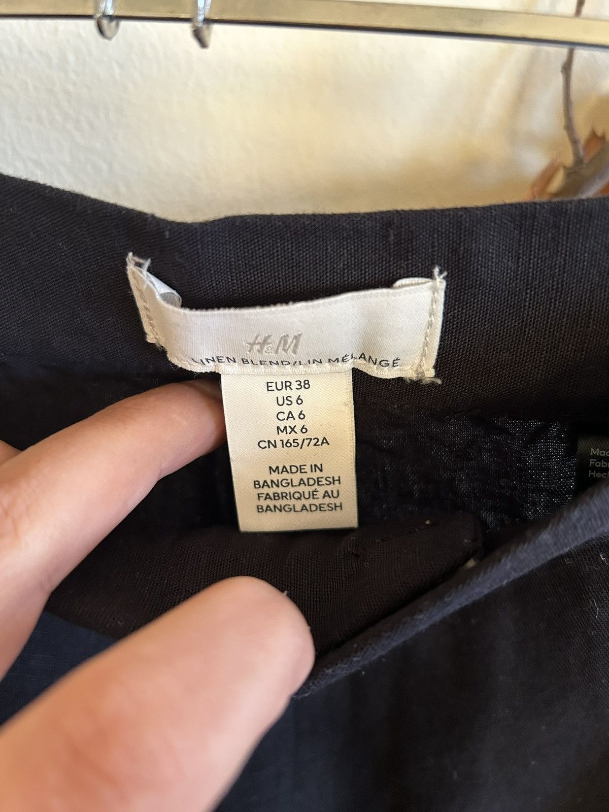 H&M H&M women’s linen blend trousers Size 28" / US 6 / IT 42 - 4 Thumbnail