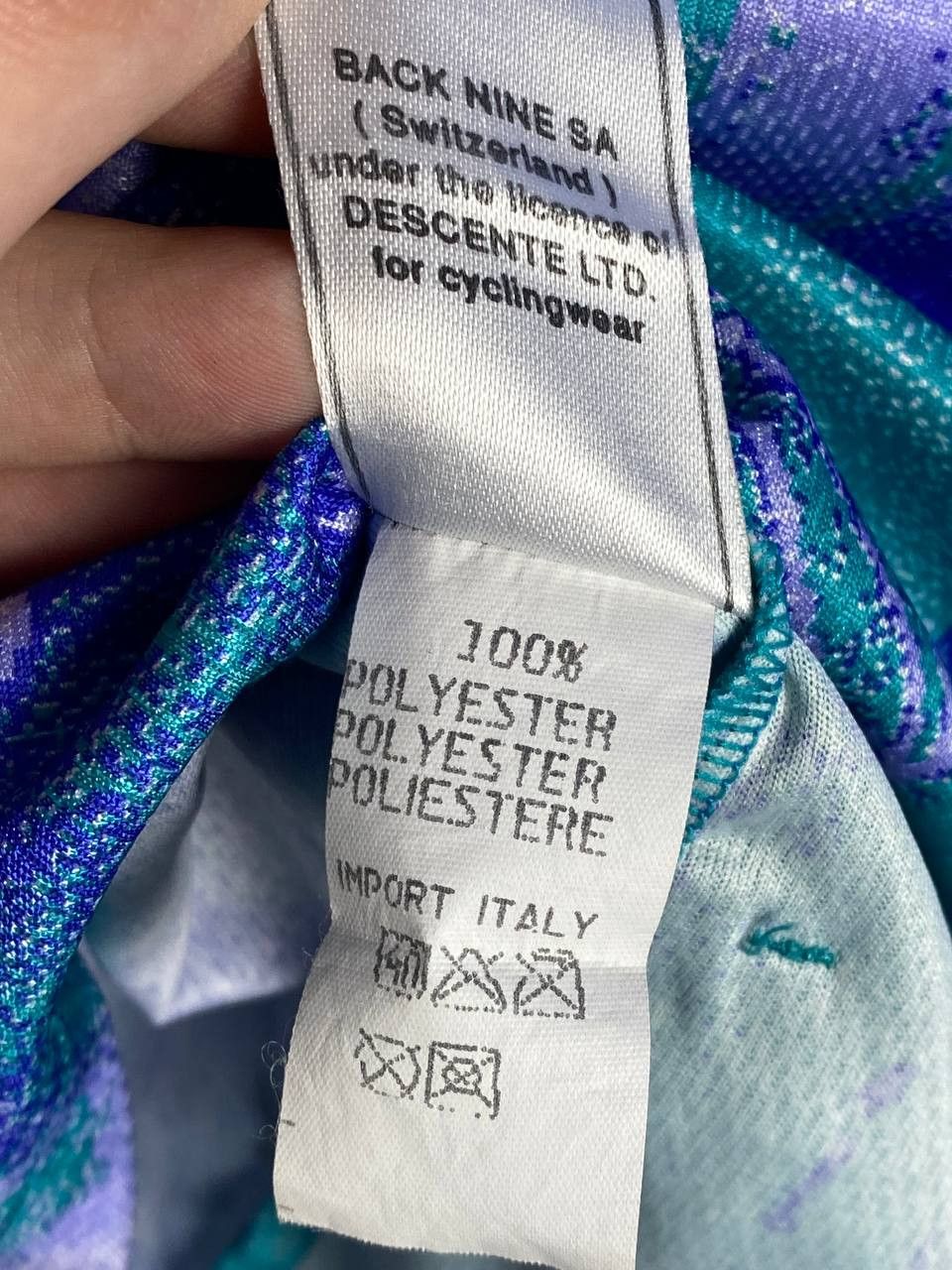 Descente 1996 Vintage Descente Overprint Cycling Jersey Size US M / EU 48-50 / 2 - 9 Thumbnail