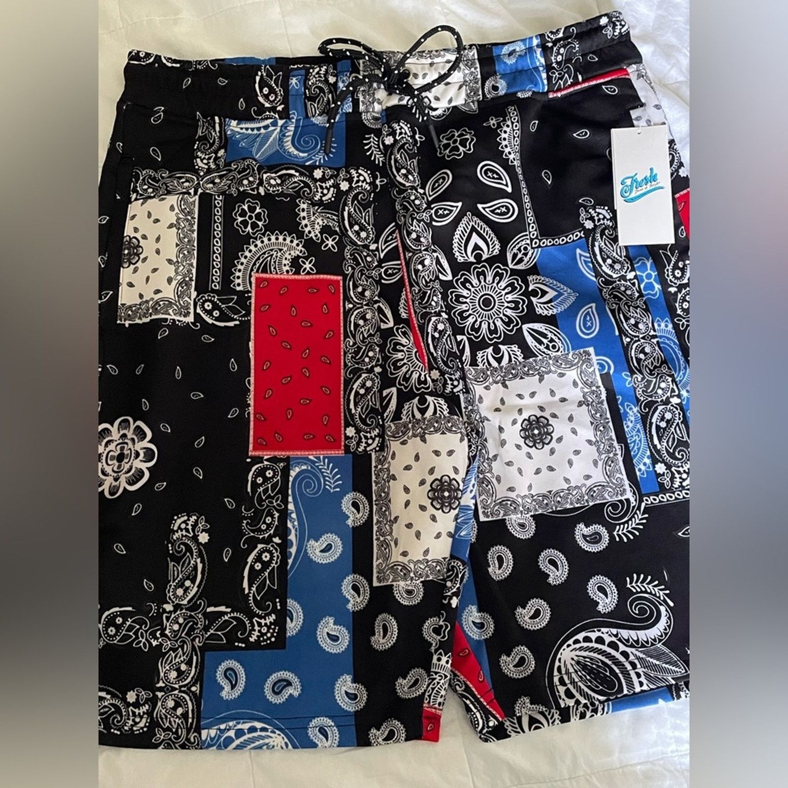 Other LOT OF 3- Drill Clothing Company Board Shorts Trunks Size L Size US 36 / EU 52 - 2 Thumbnail