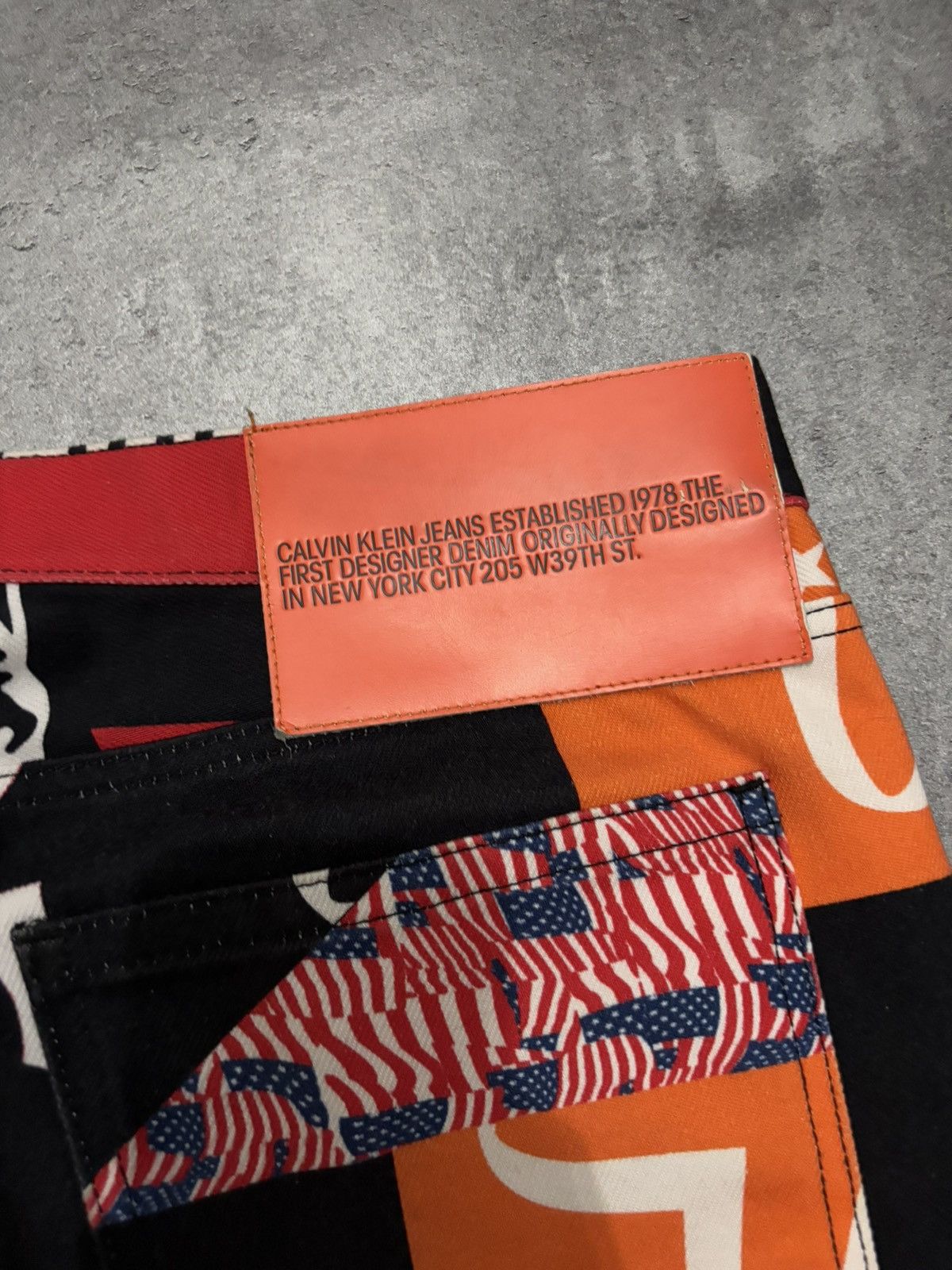 Calvin Klein 205W39NYC Calvin Klein 205W39NYC ALLOVER PRINTED STRAIGHT JEANS BLACK Size US 32 / EU 48 - 11 Thumbnail