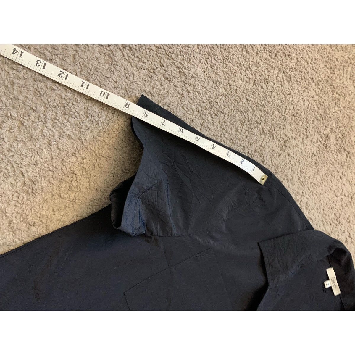 Totokaelo Archive Totokaelo Archive Black Crinkle Japanese Nylon Shirt Size US M / EU 48-50 / 2 - 14 Thumbnail