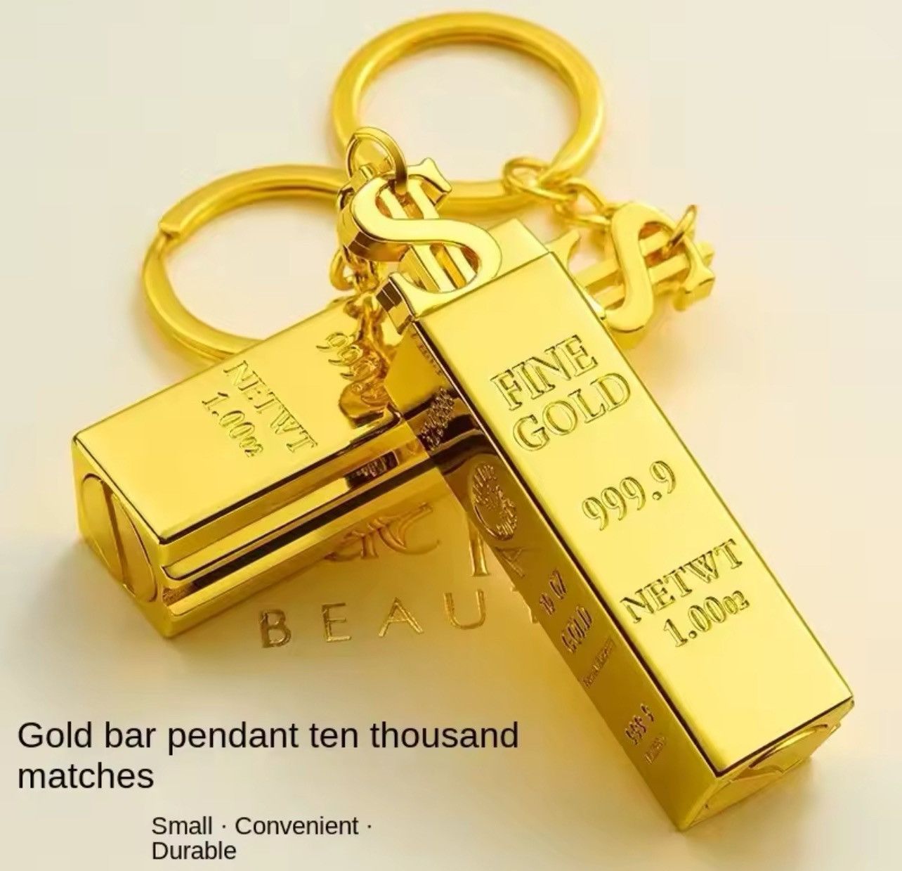 Vintage Metal Gold Bar Kerosene Match Lighters Size ONE SIZE - 3 Thumbnail
