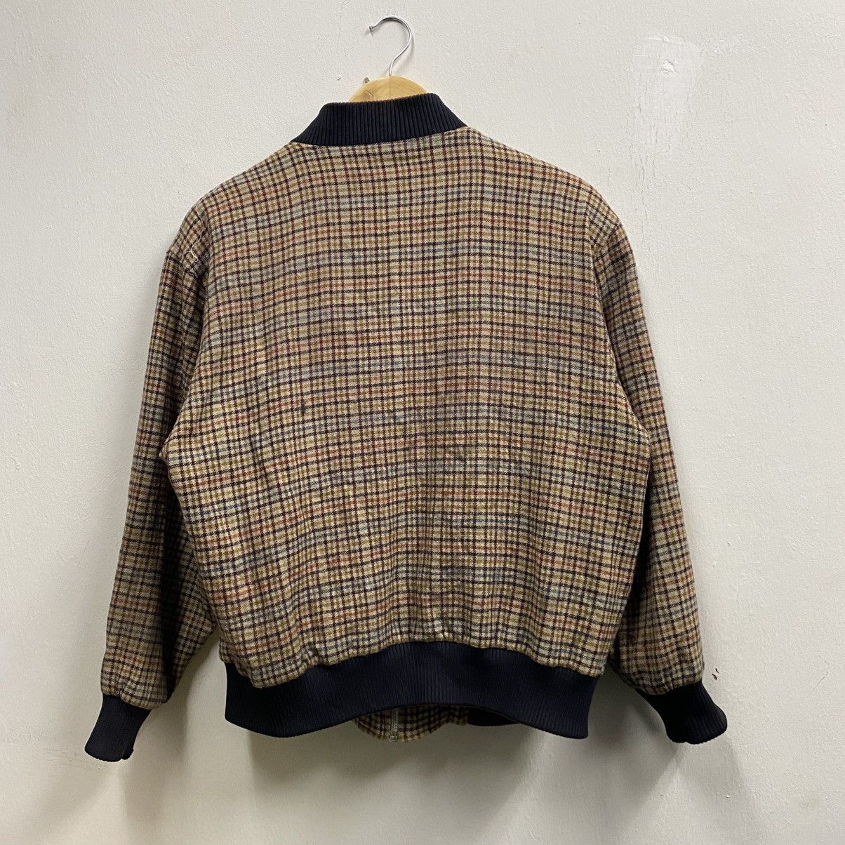 Pierre Cardin Pierre Cardin houndstooth bomber jacket in wool tweed Size US S / EU 44-46 / 1 - 2 Thumbnail