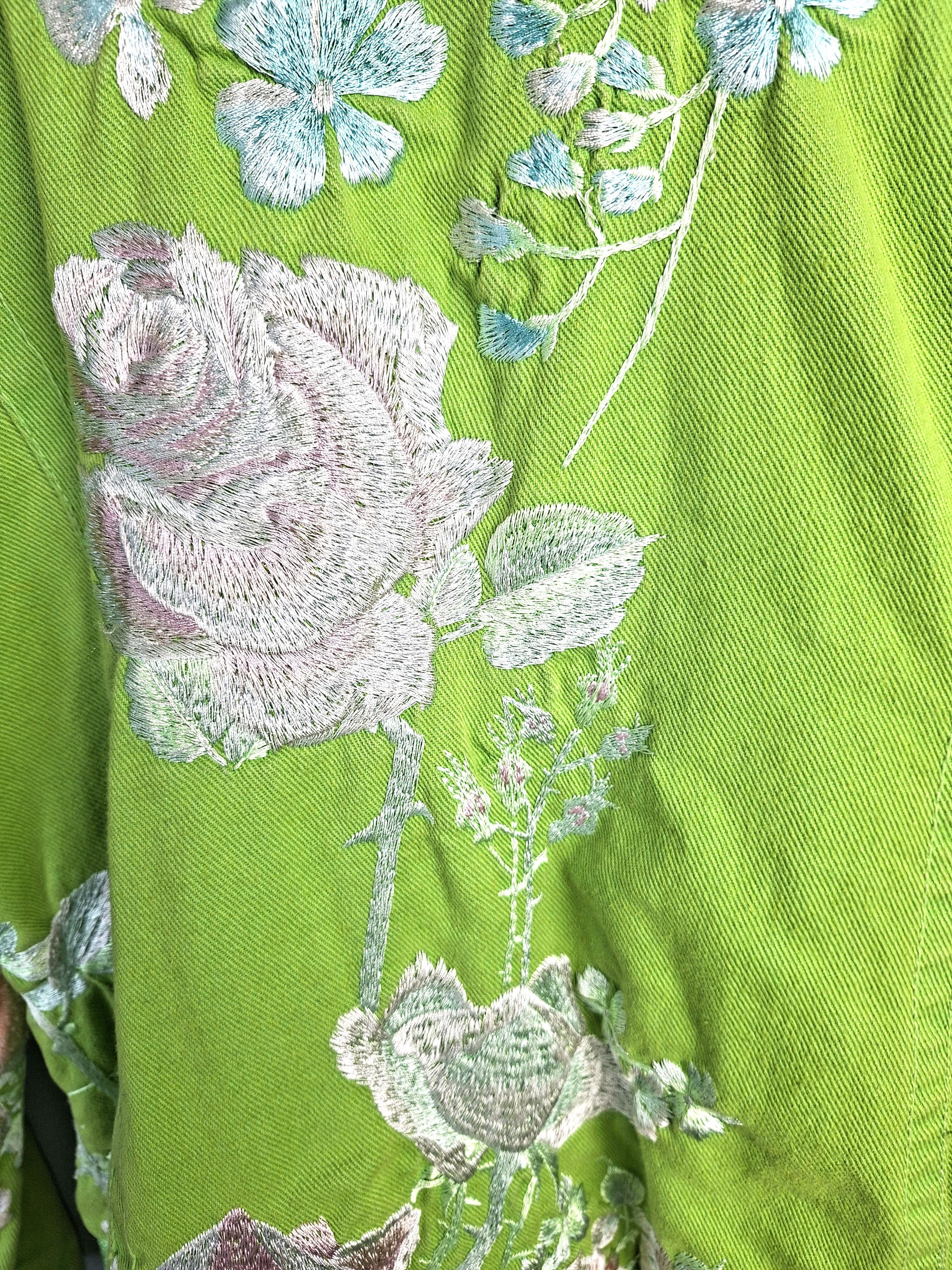 Johnny Was Johnny Was BIYA Two Ten Ten Five Embroidered Trench Coat Size M / US 6-8 / IT 42-44 - 5 Thumbnail
