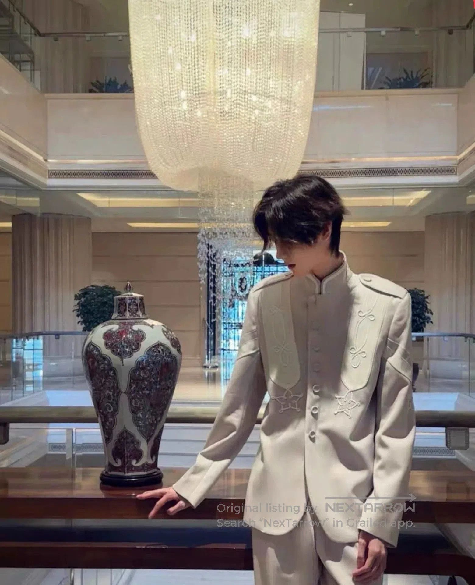 Dior dior man embroidered white jacket coat. Size US M / EU 48-50 / 2 - 6 Thumbnail