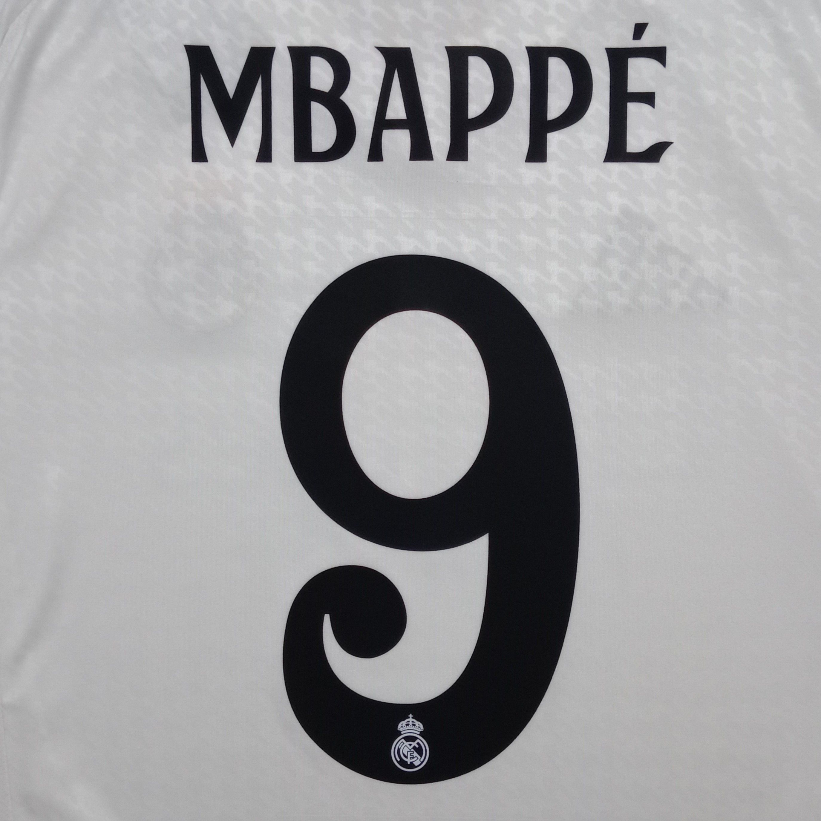 Adidas Real Madrid Uefa Super Cup Final 2024 Jersey Kylian Mbappe 9 Size US M / EU 48-50 / 2 - 4 Thumbnail